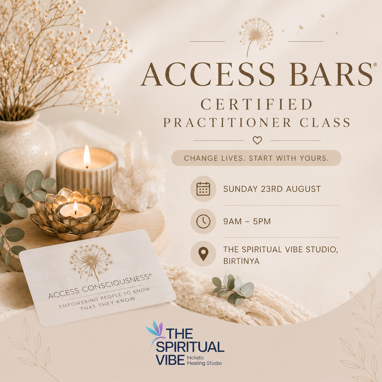 Access Bars Certified Practitioner Class