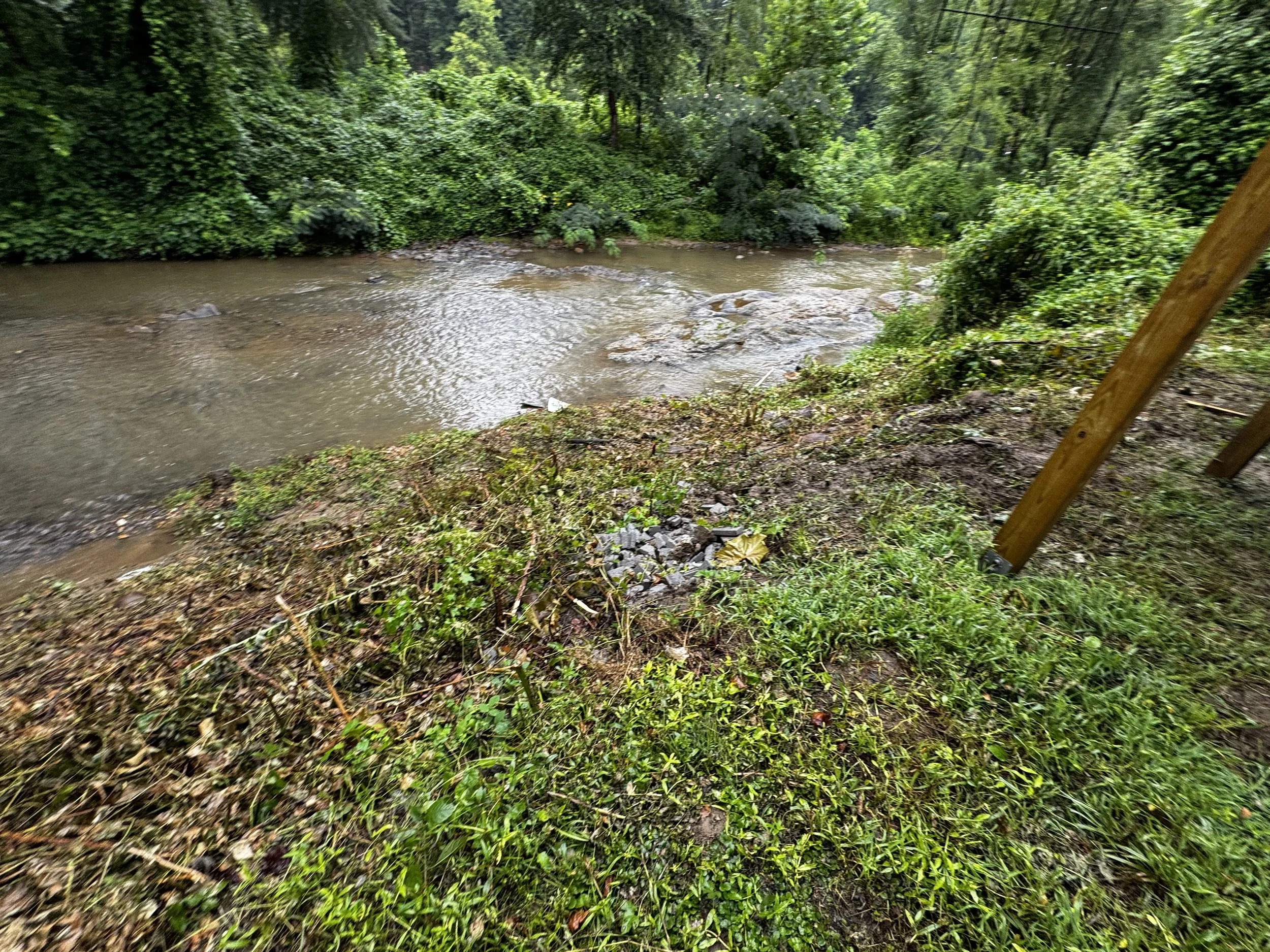 River in Front of Rick's House