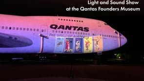 Luminescent Longreach Light and Sound Show at the Qantas Founders Museum