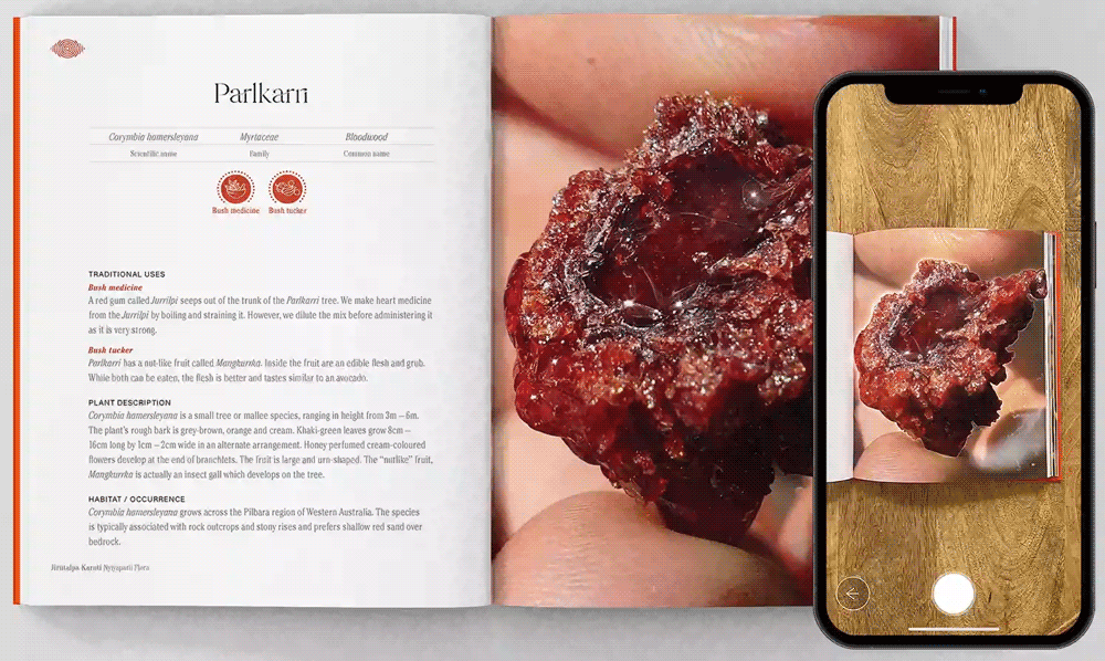 Nyiyaparli Flora Book Enhancing cultural heritage with AR