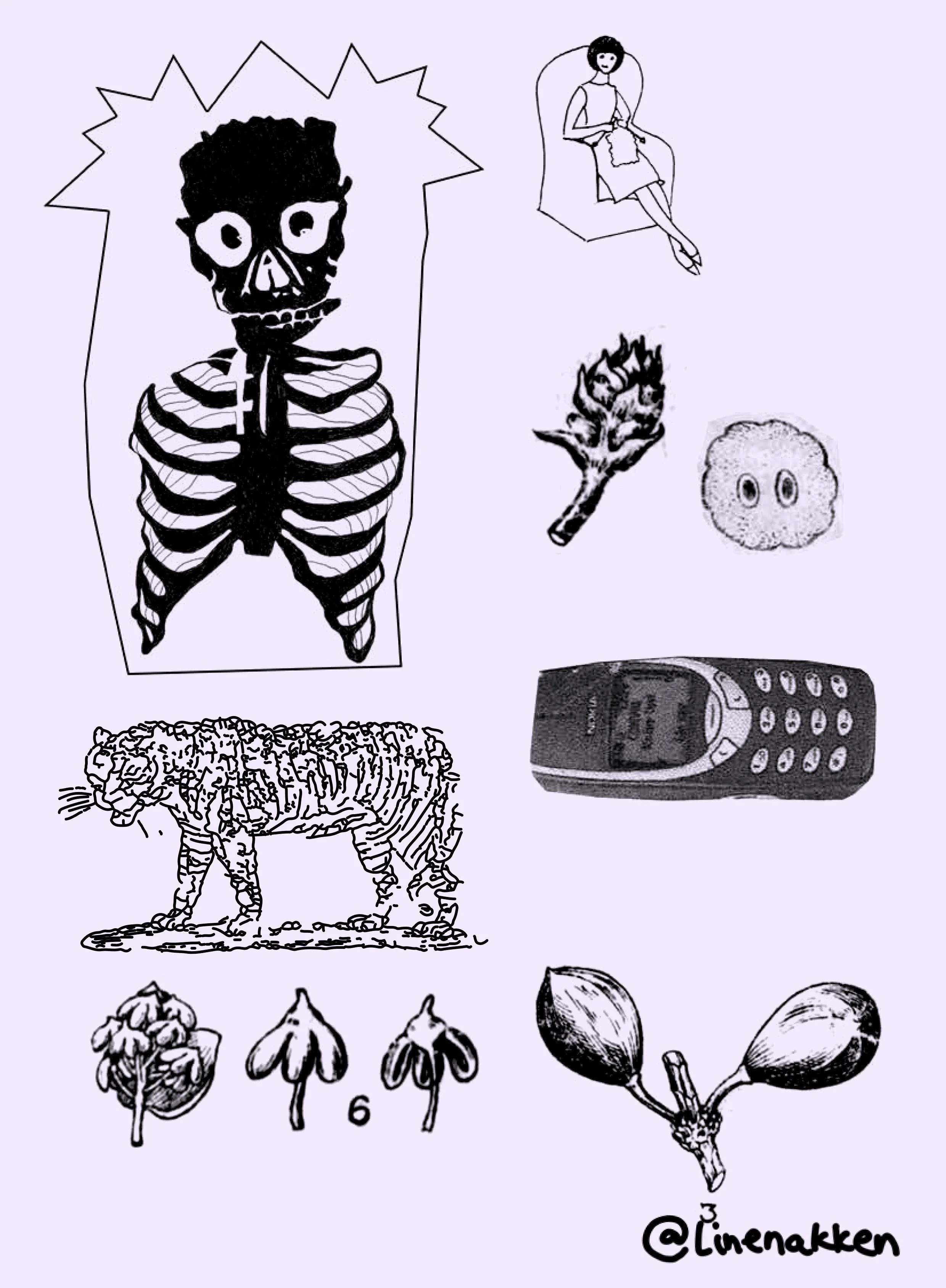 Tattoo Flash sheet 3