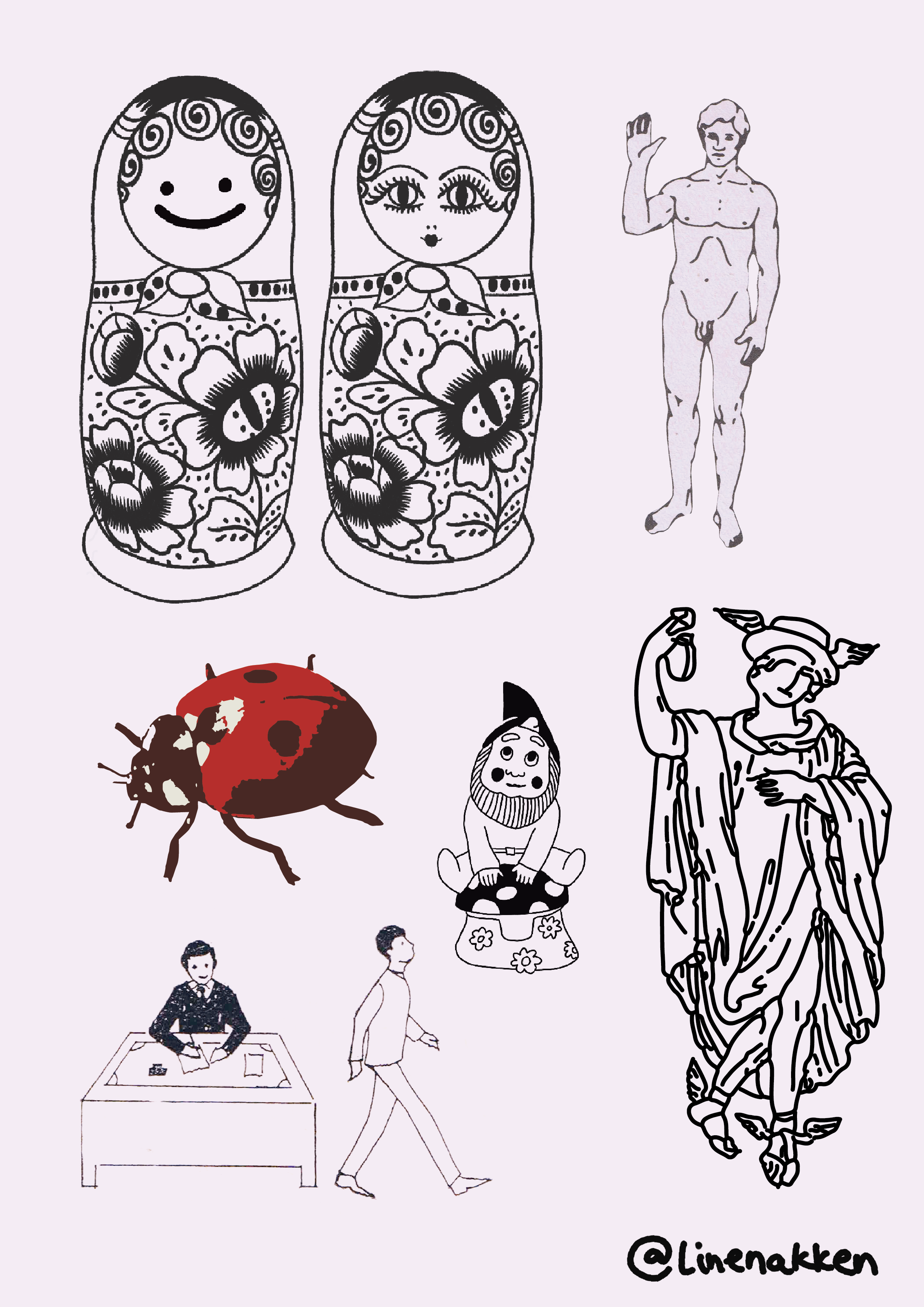 Tattoo Flash sheet 7