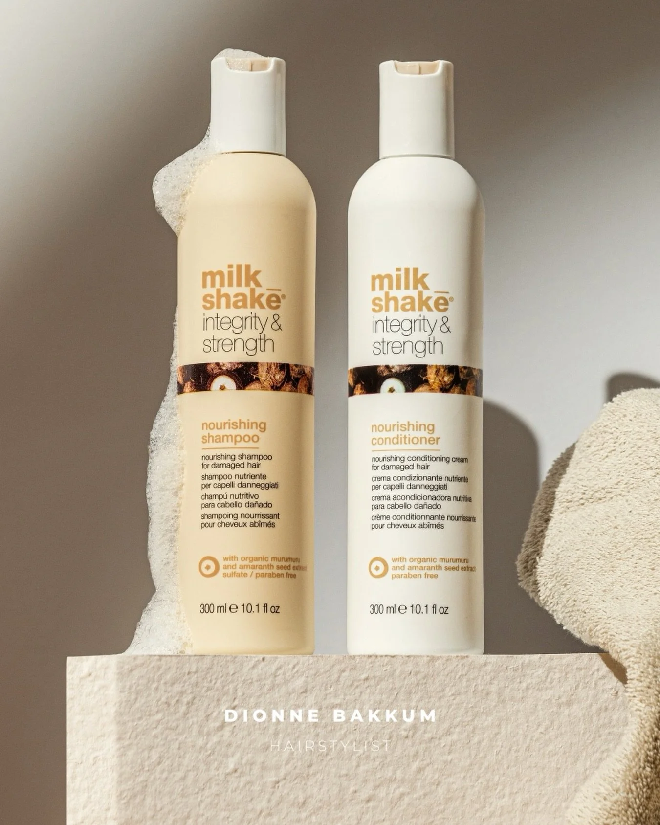 Sterk haar begint bij je de juiste verzorging. ✨

De Milkshake Integrity &amp; Strength Nourishing lijn is ontwikkeld voor droog, kwetsbaar en verzwakt haar dat behoefte heeft aan extra voeding en versterking.

De shampoo reinigt en helpt het haar te
