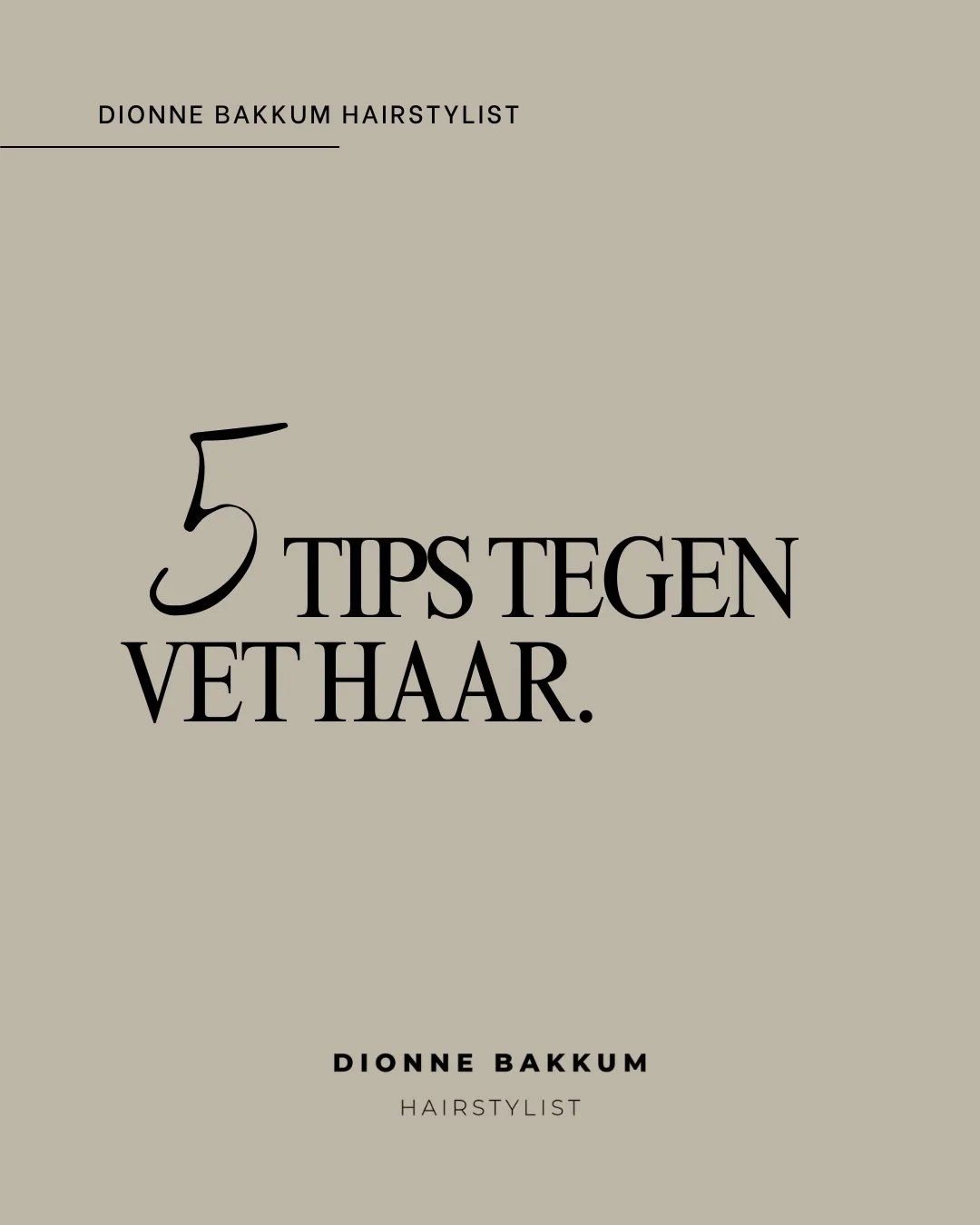 Heb jij snel vet haar? 
Swipe verder wat je kunt doen om het te verminderen 🤍

Elke wasbeurt en het contact met water, be&iuml;nvloedt de natuurlijke balans van je haar en hoofdhuid. Door je haar wat meer rust te geven, help je de natuurlijke oli&eu