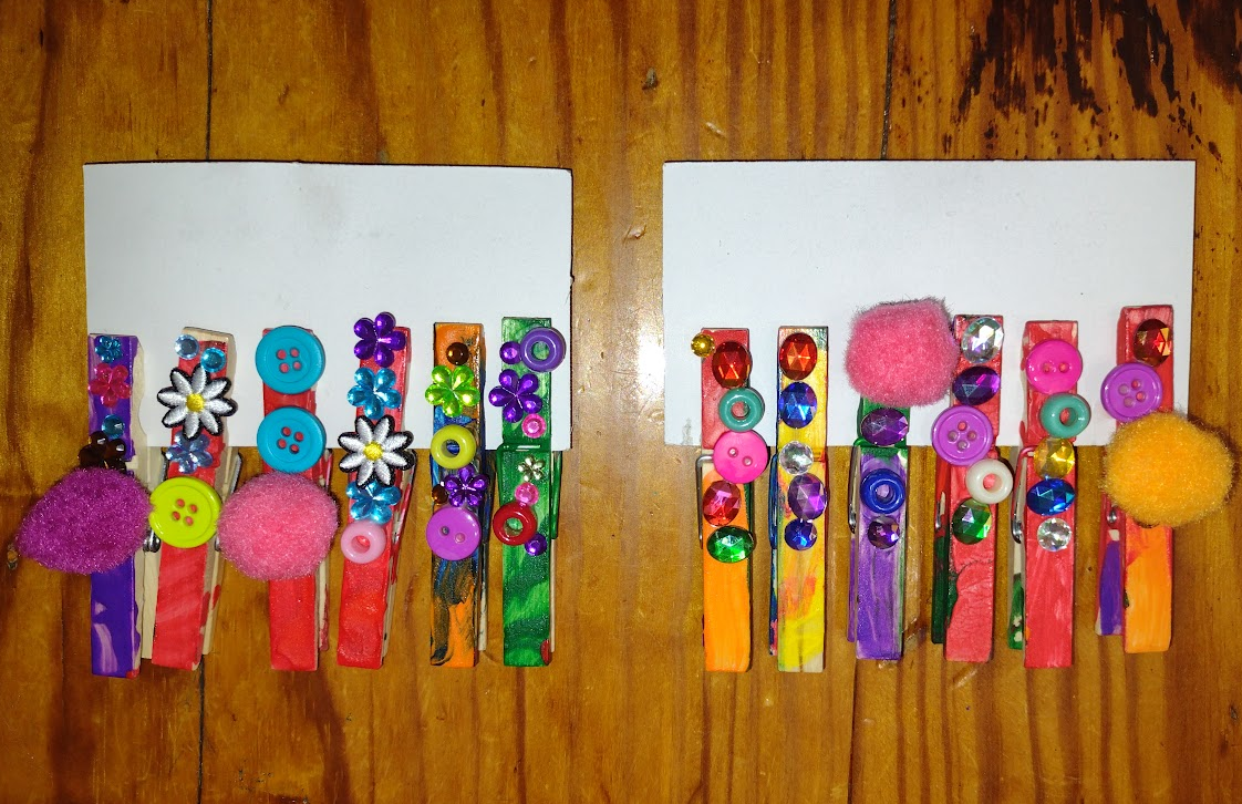 Magnetic, Clothespin Art Hangers