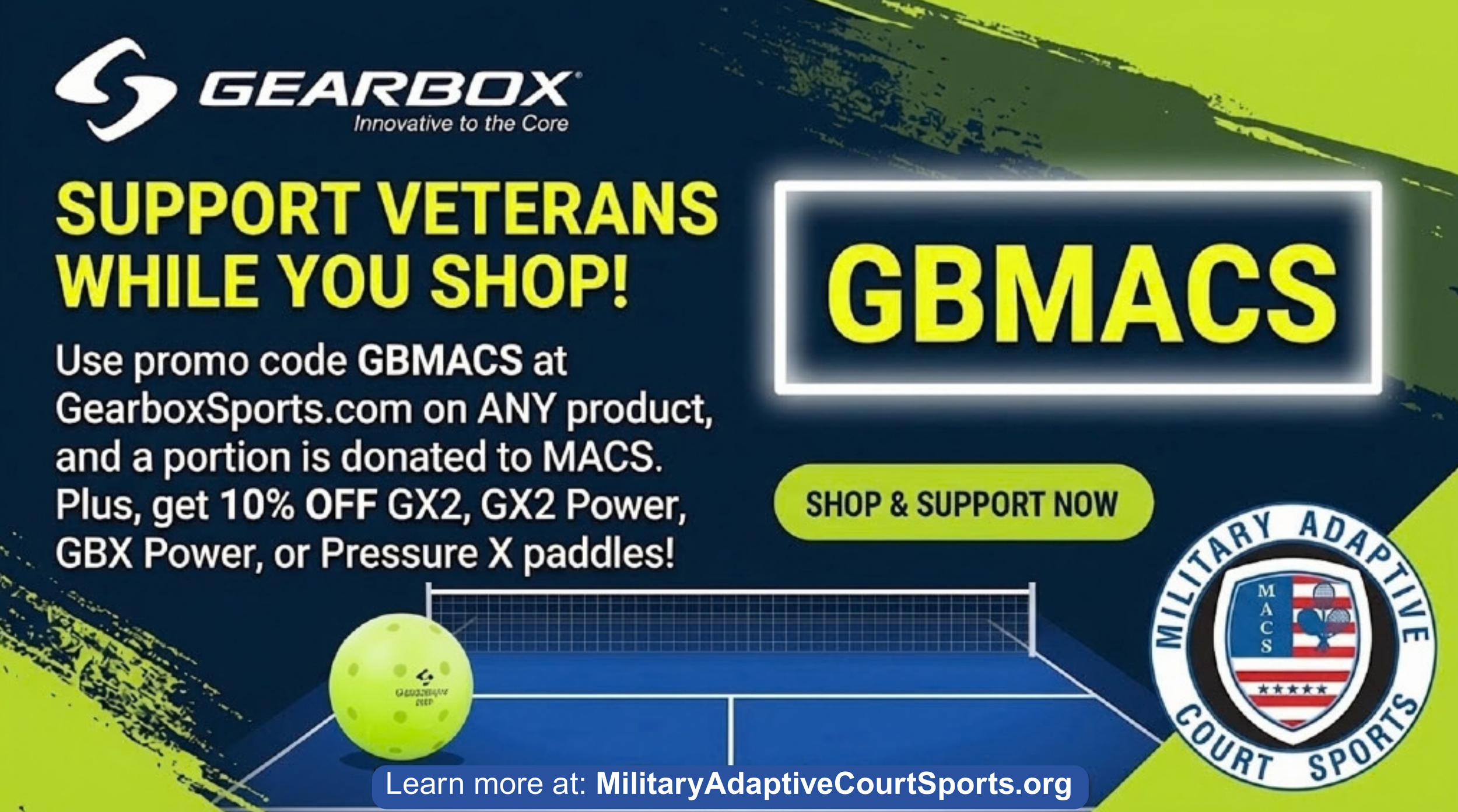Gearbox MACS promo 10 percent off