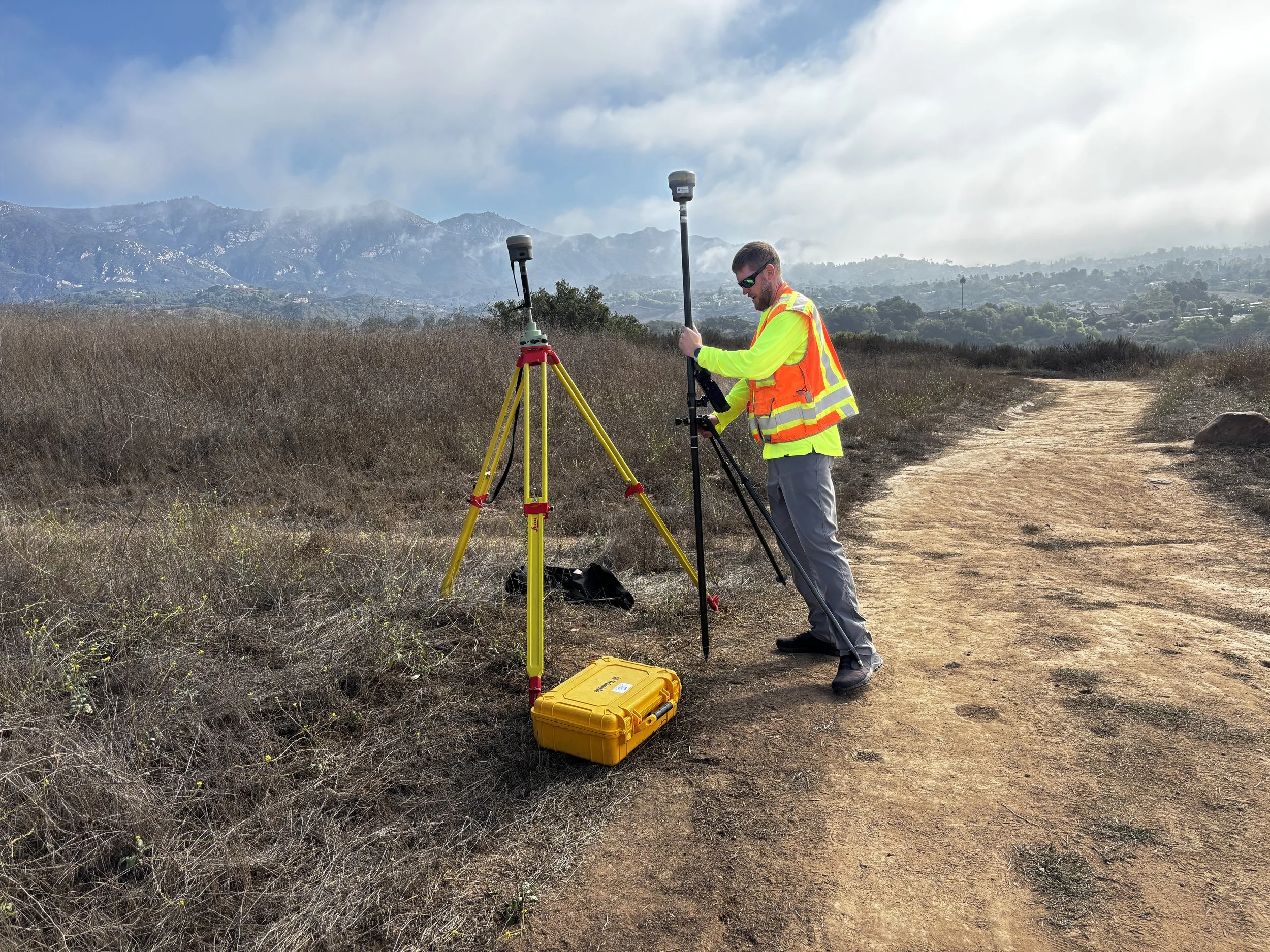 Prior to beginning design, the site was surveyed using drone imagery technology.