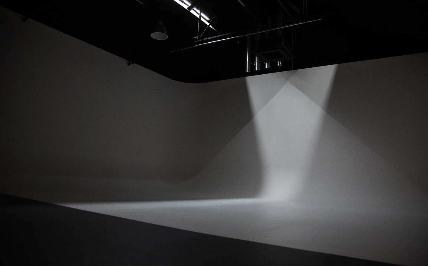 cyclorama at Shutters Studios presented in near blackout