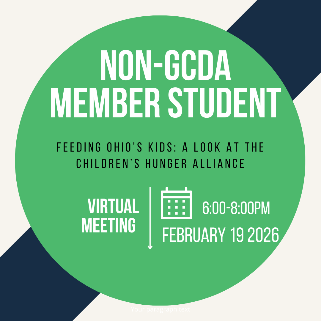 Feeding Ohio’s Kids: A Look at the Children’s Hunger Alliance - Non-GCDA Members Student
