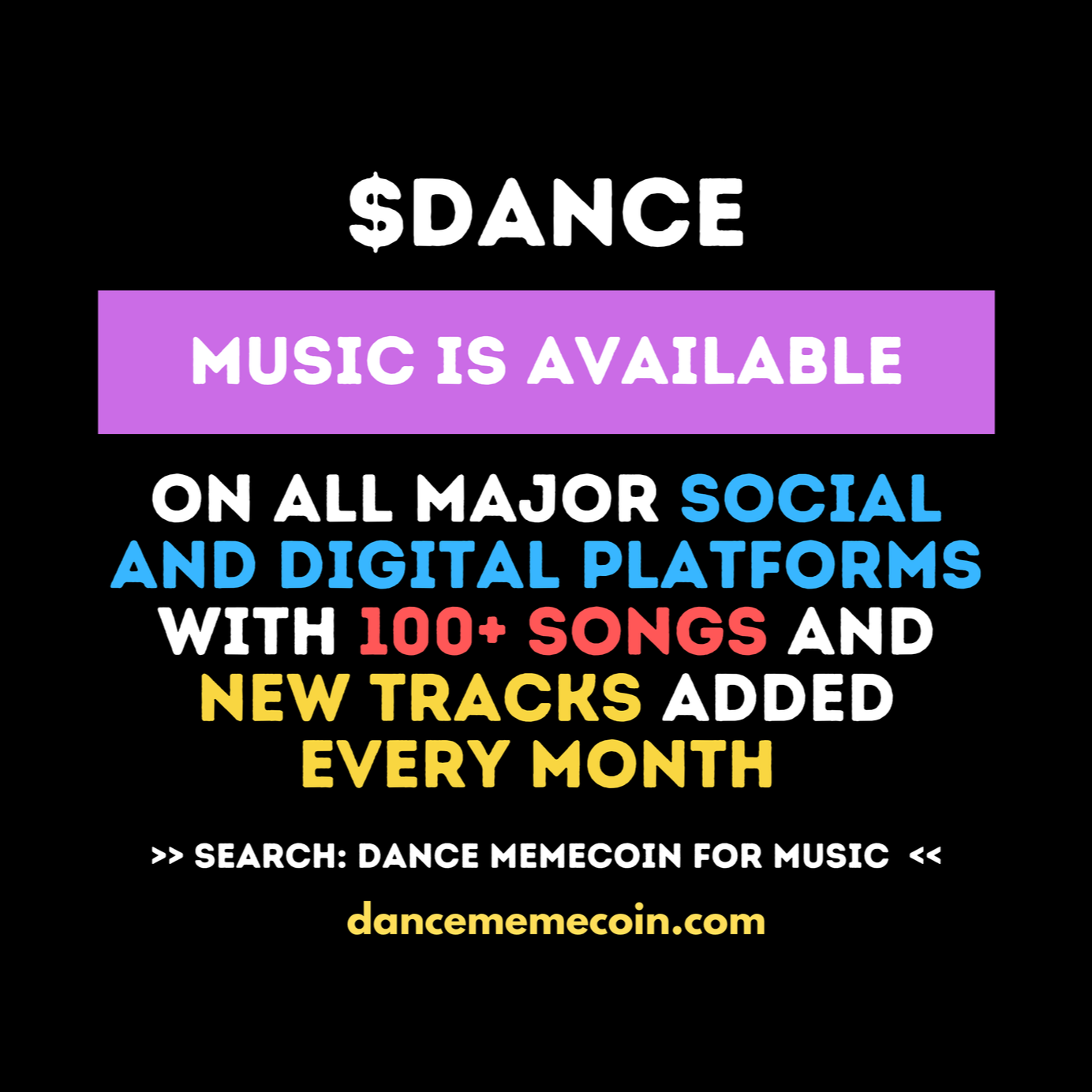 DANCE MEMECOIN CRYPTO SOLANA MEME MUSIC