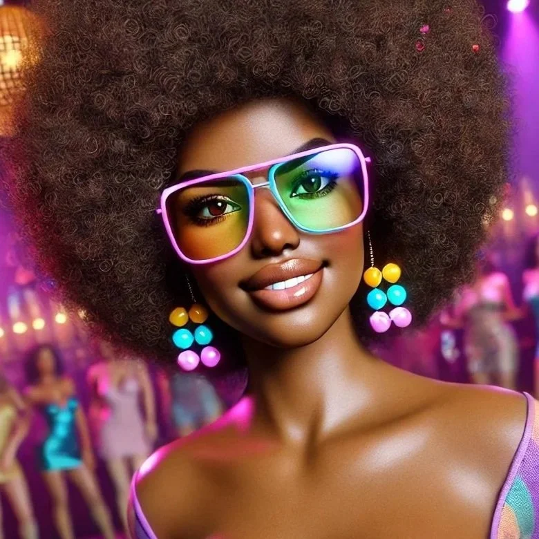 DANCE MEMECOIN CRYPTO SOLANA - MEME IMAGE - AFRO DIVA