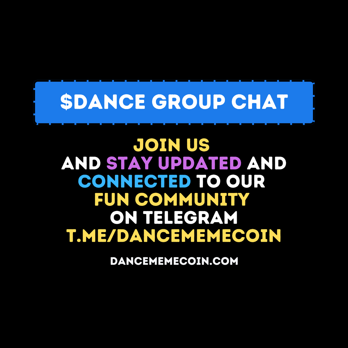 DANCE MEMECOIN - THE CURRENCY OF FUN - CRYPTO - SOLANA BLOCKCHAIN - DANCE TELEGRAM