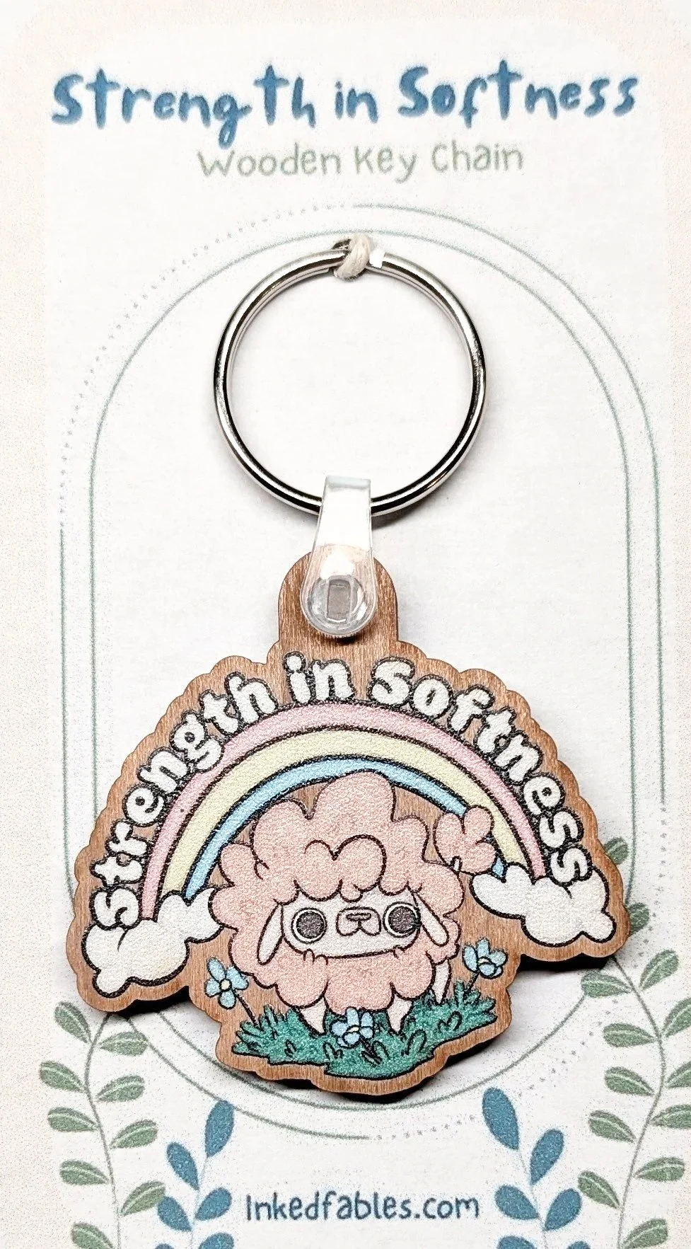 Strength in Softness Keychain