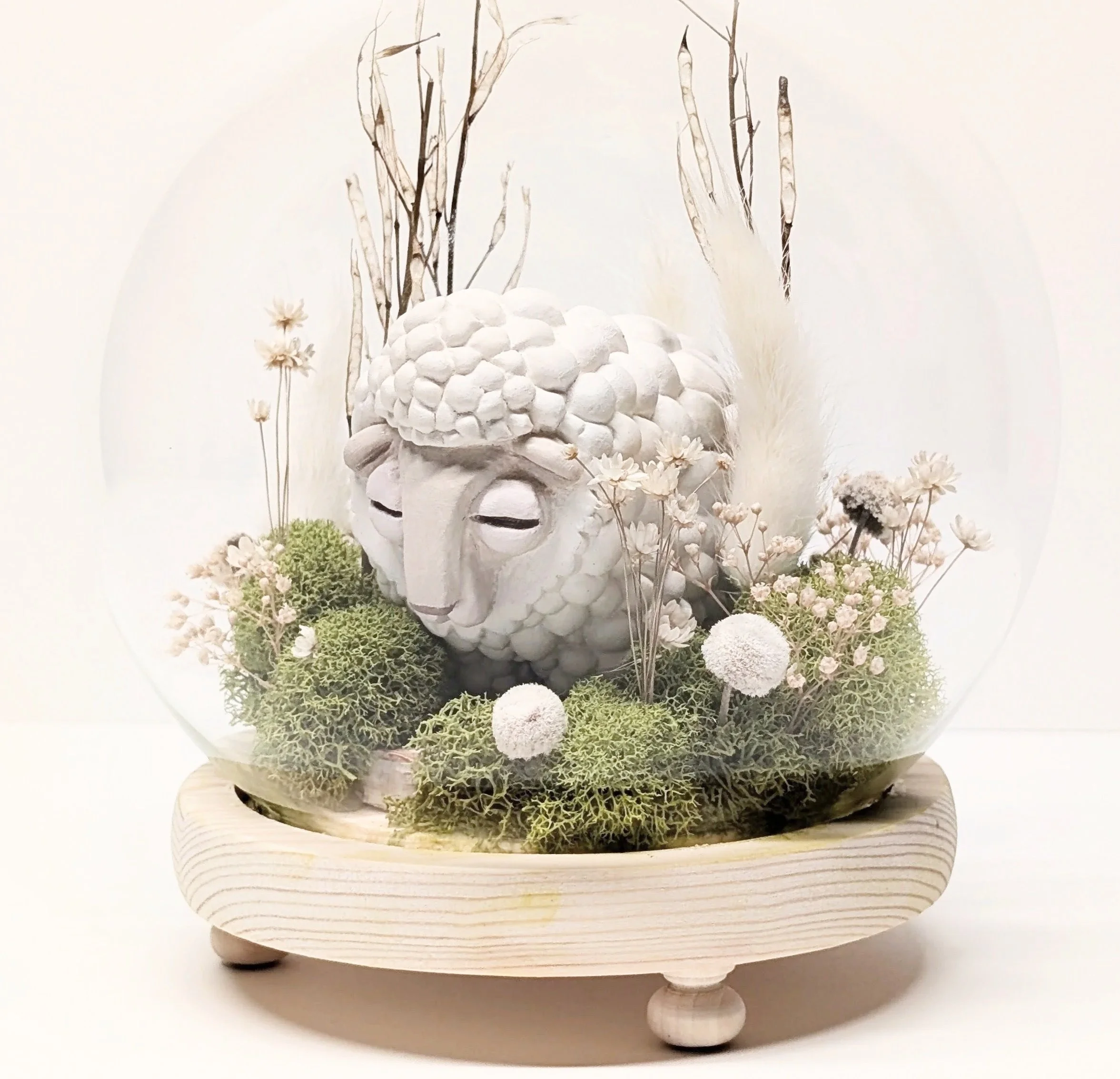 Marshmallow Sheep in a field
