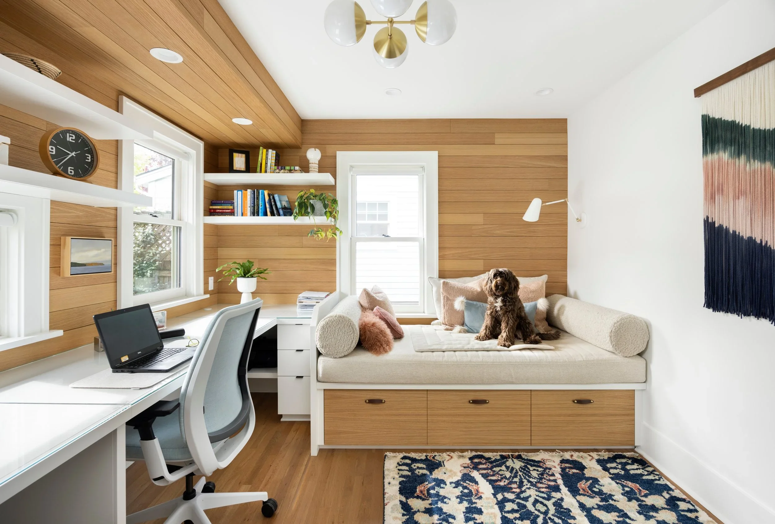 scandinavian japandi office