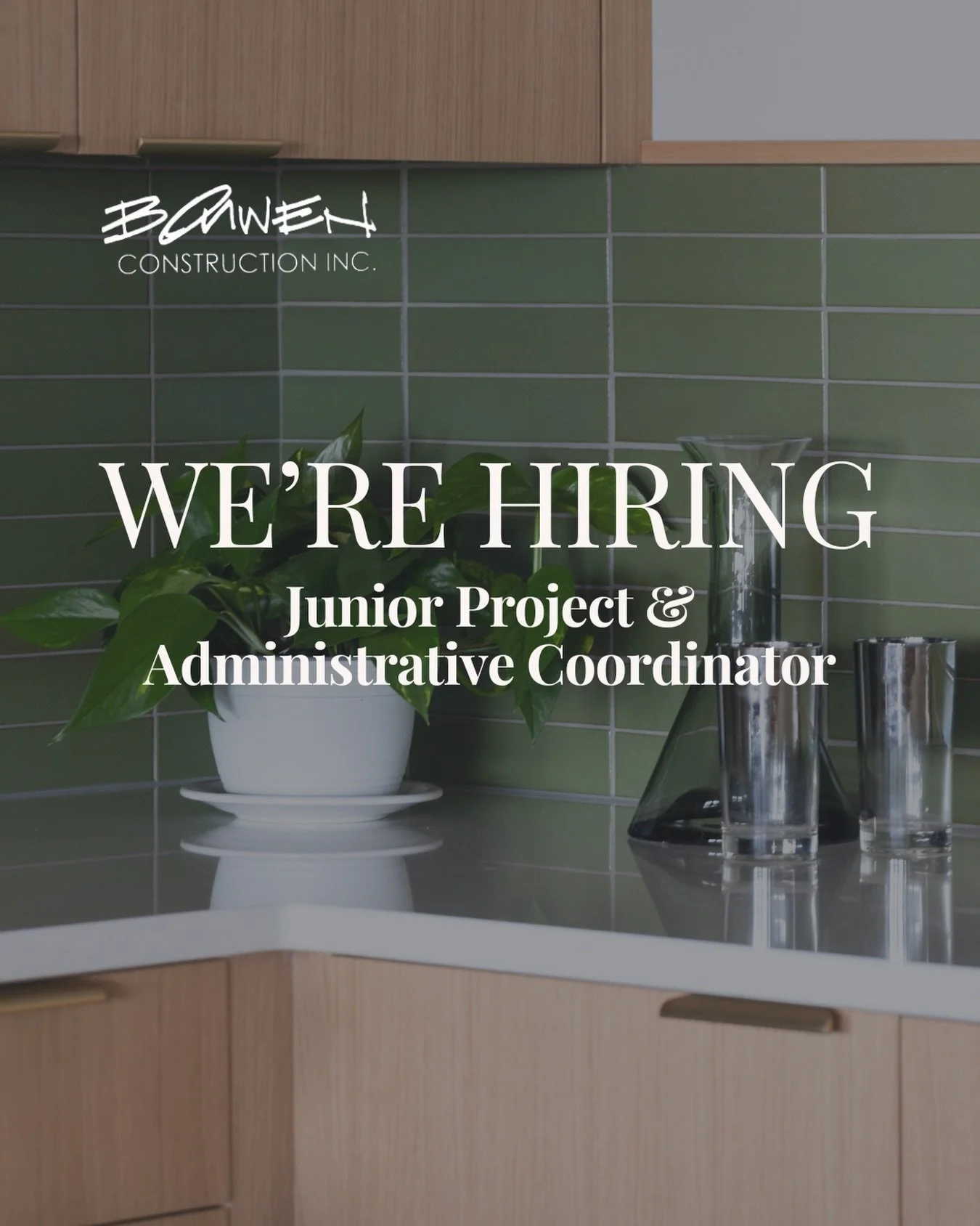 Industry friends, please share!

We&rsquo;re looking for a Junior Project &amp; Administrative Coordinator to join our team in Edmonton. 

You&rsquo;ll be supporting our project management team with tasks like document organization, scheduling suppor