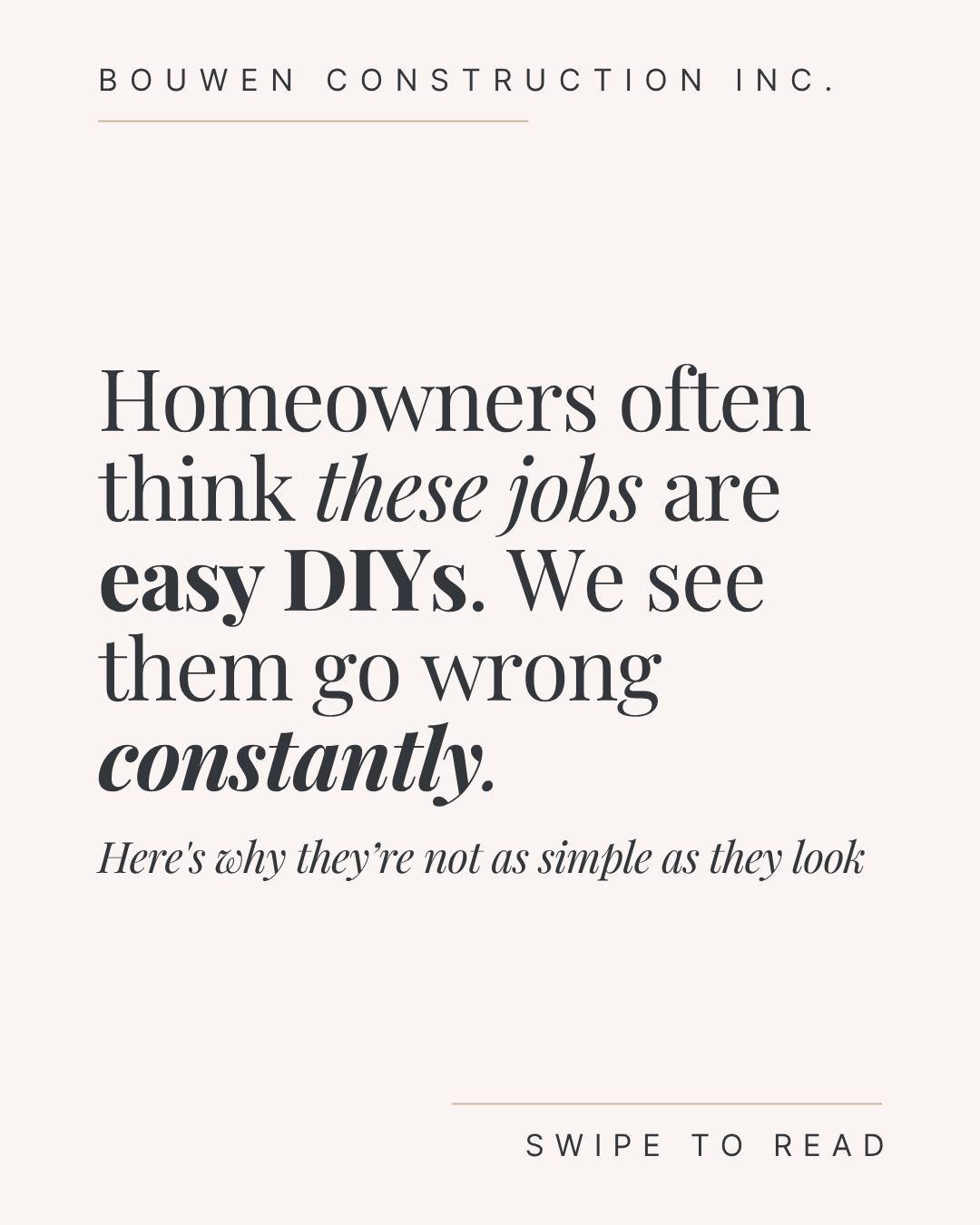 Ever started a DIY thinking "this will be easy" and regretted it halfway through?

What was it? 🫣

#generalcontractor #generalcontractoralberta #generalcontractors #residentialconstruction #commercialconstruction