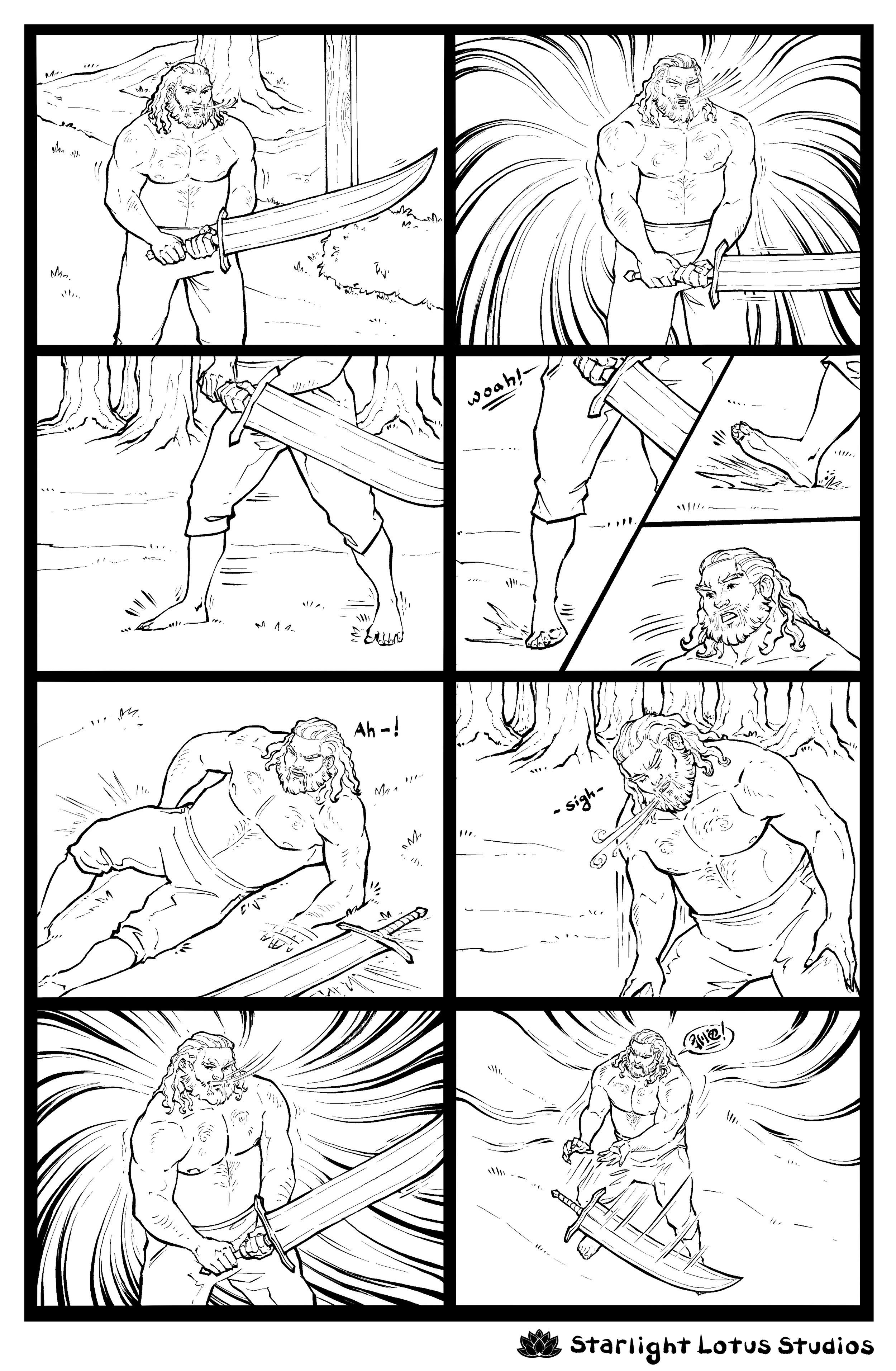 Starlight Lotus Web Comic - Page 19 - Weapon Training