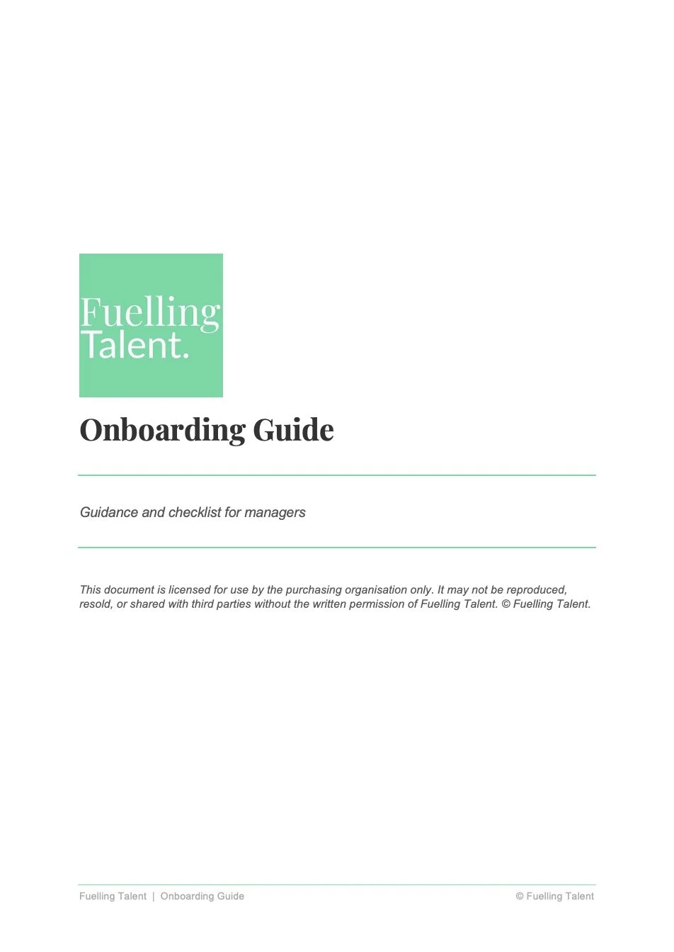 Onboarding Guide & Checklist