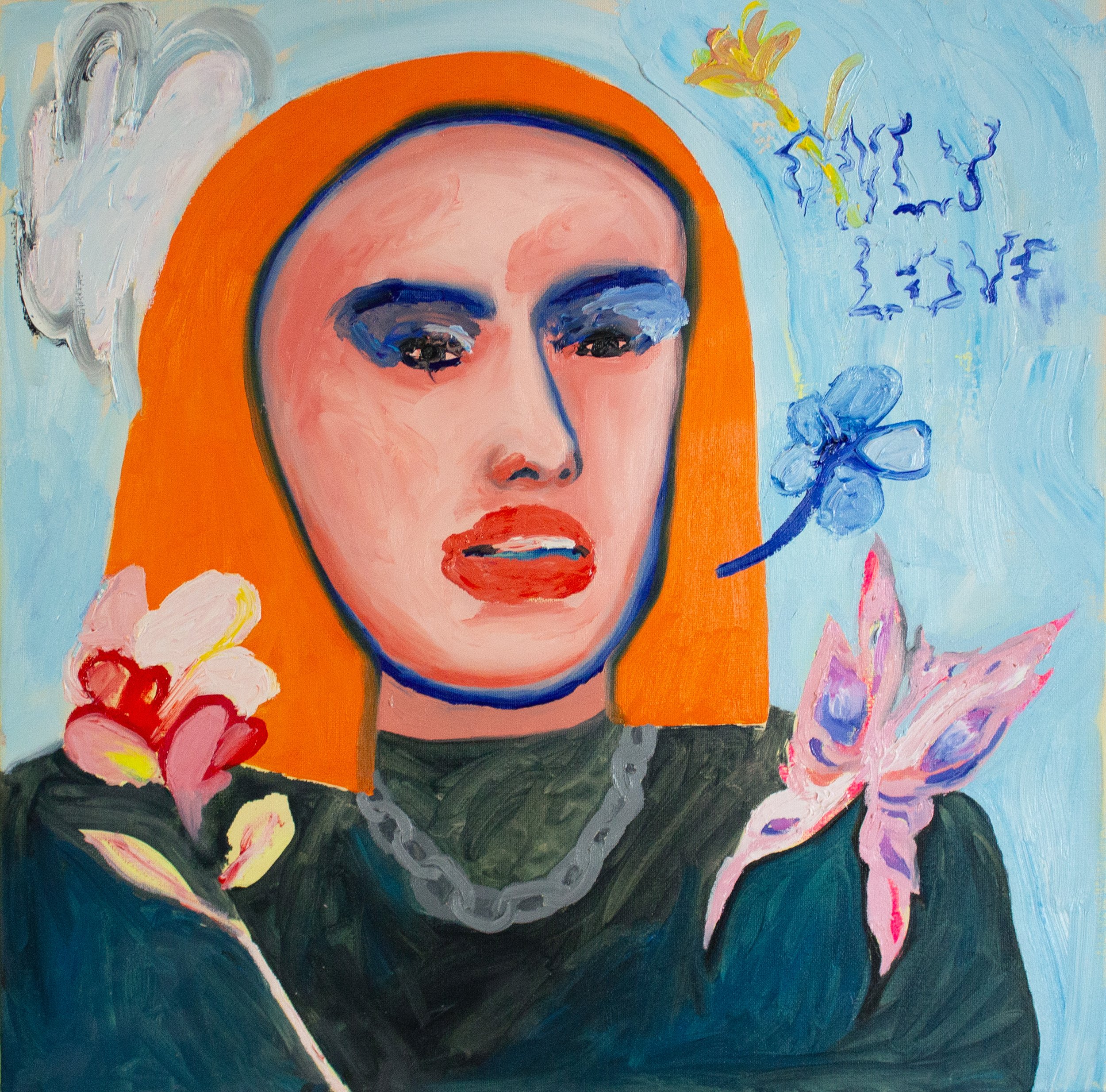 "Only love" / Oil on canvas / 50x50 / 2024
