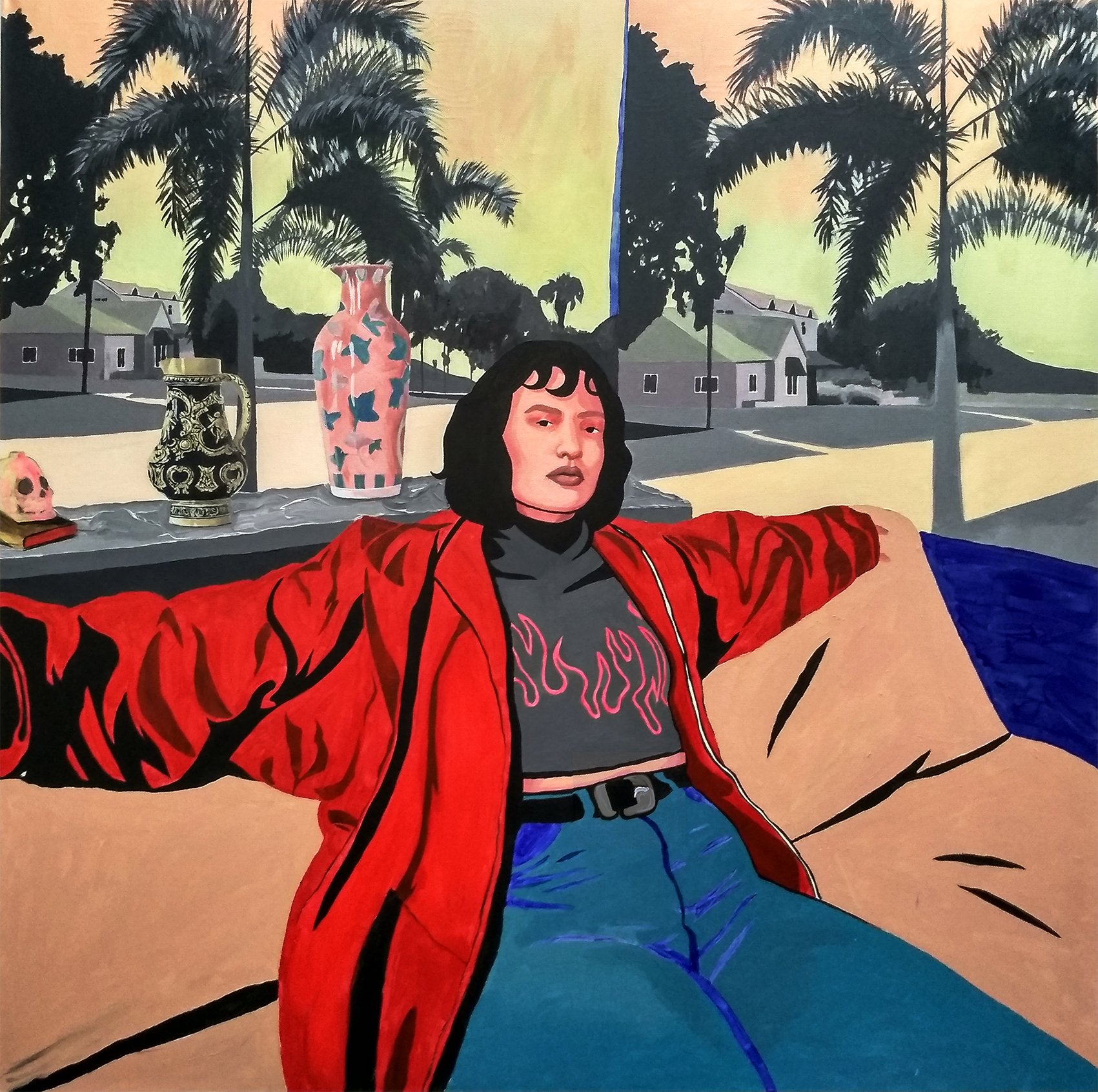 La morena / Acrilyc on canvas / 100x100 / 2020