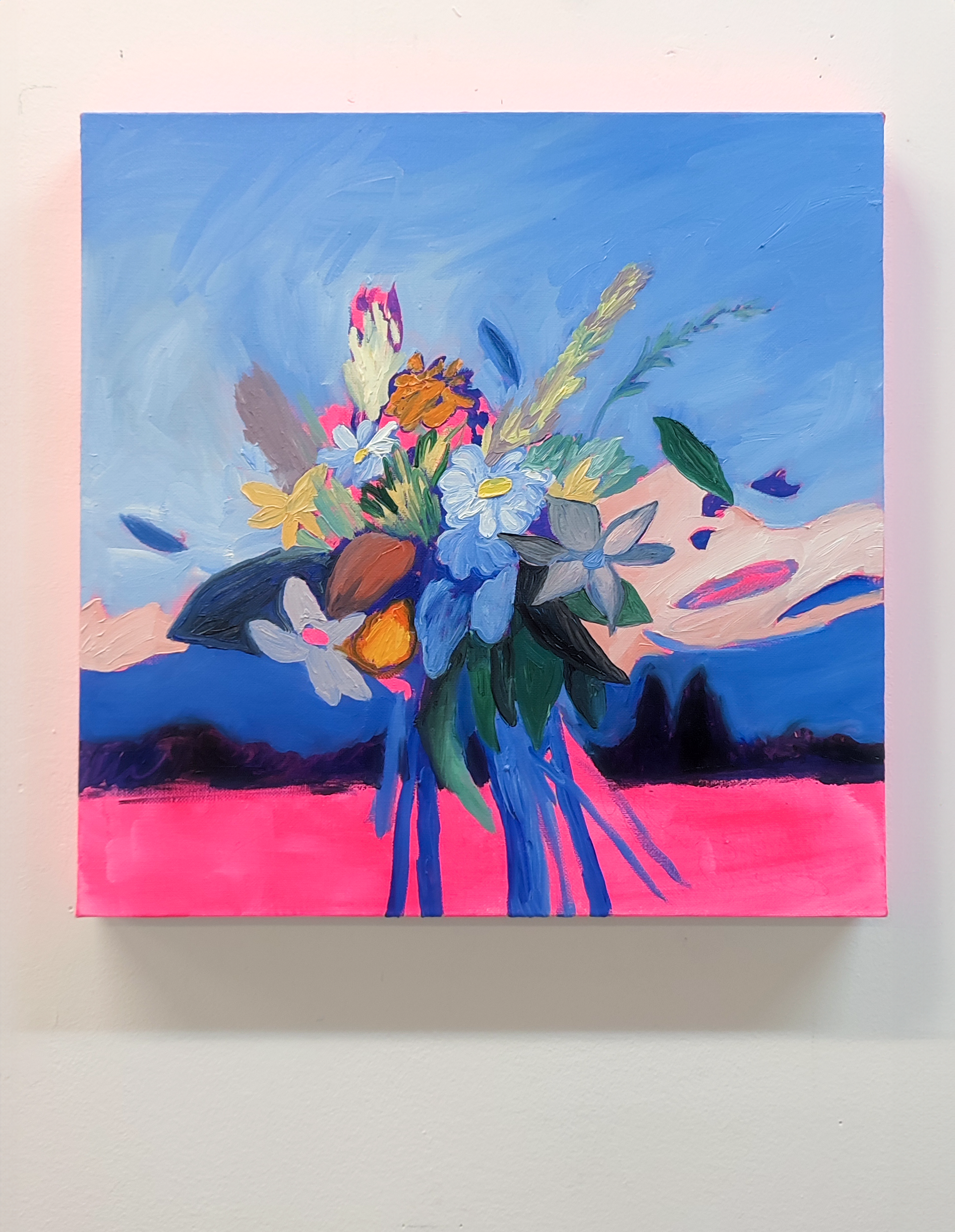 "Ramo" / Oil on canvas / 40x40 / 2025