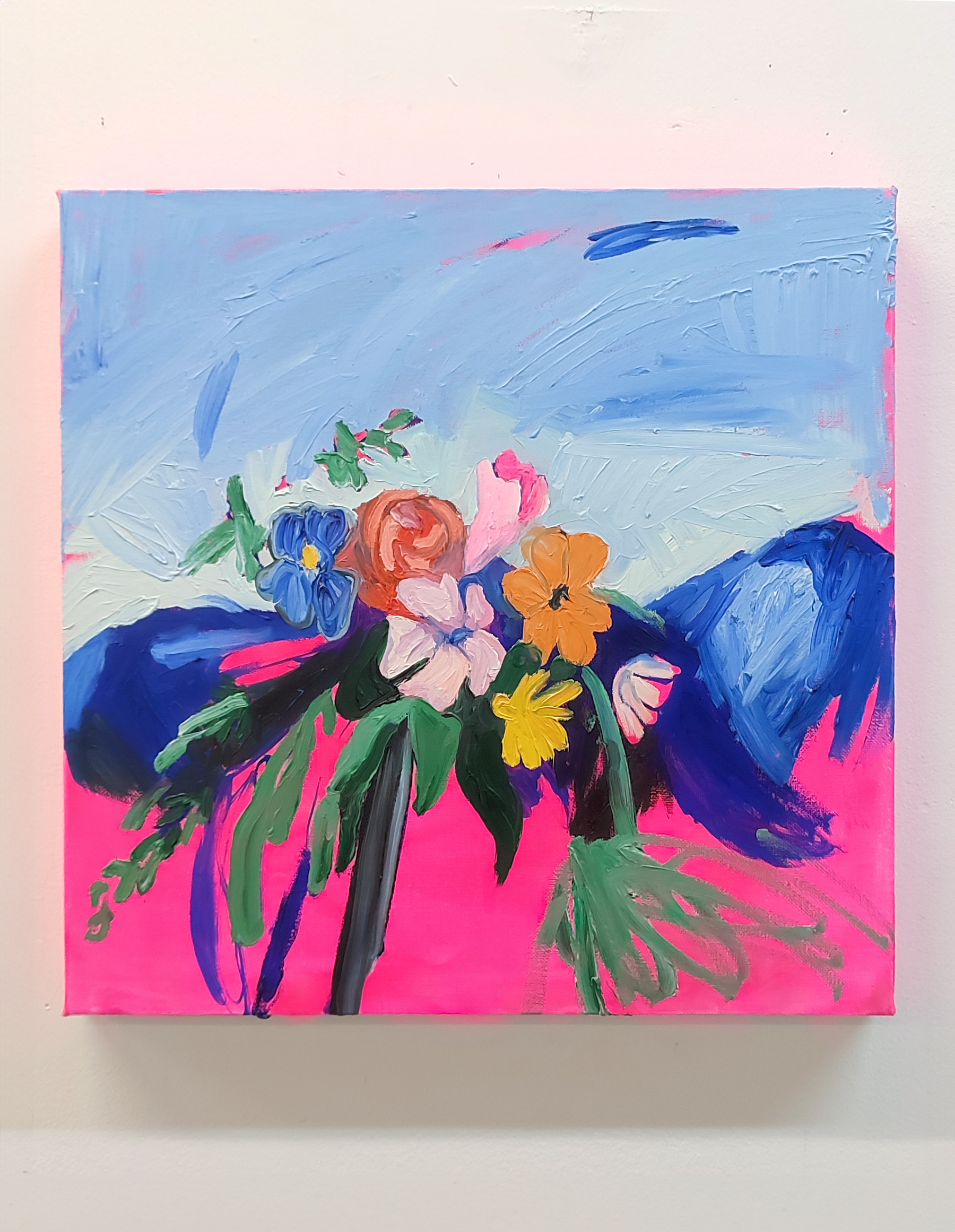 "Ramo" / Oil on canvas / 40x40 / 2025