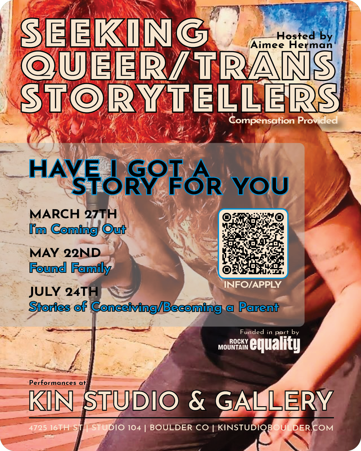 Seeking queer and trans storytellers