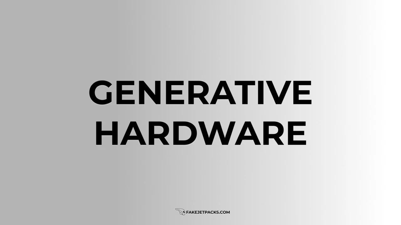 Generative Hardware
