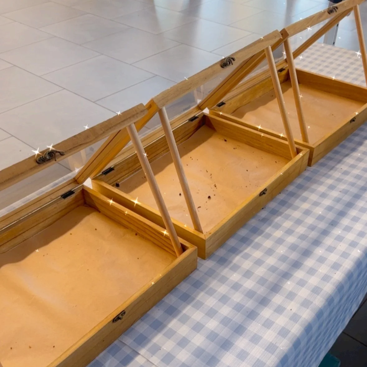 Display cases used for markets