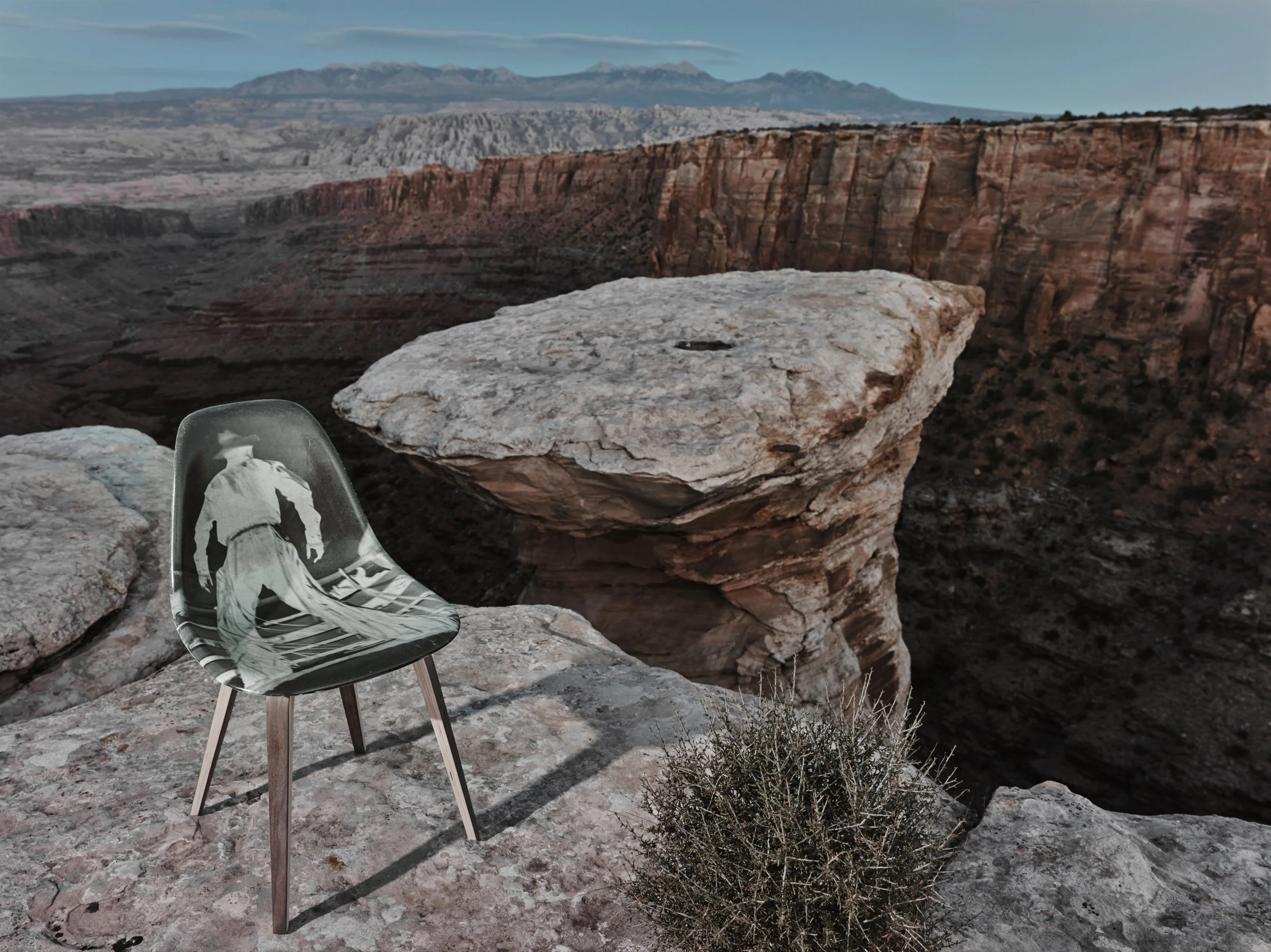  "The work led me back to the landscape where these images began. Returning the objects there became my way of honoring the process that shaped them." 