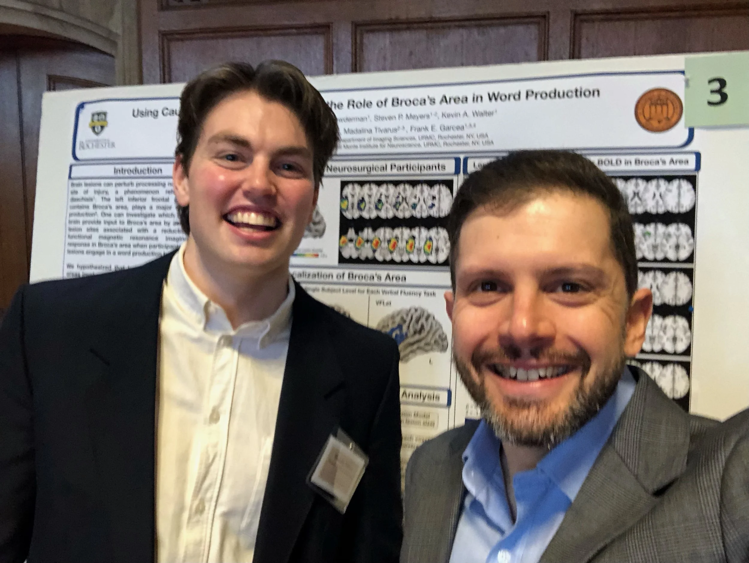 Spring 2024 Poster Presentation with Dr. Frank Garcea