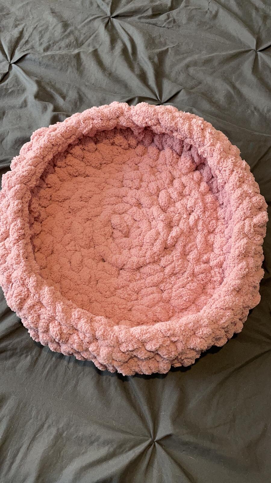 Crochet Dog/Cat Bed
