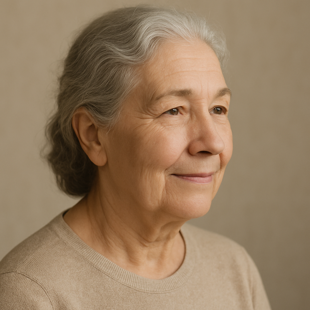 Subtle joy older woman.png