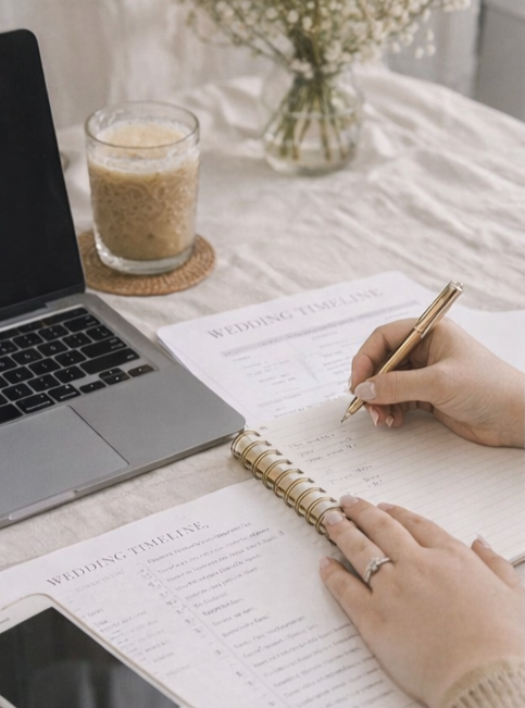 Indoor party setup with small tents decorated with balloons around a fireplace with a 'Together' sign, pillows, and scattered items on checkered cushions.