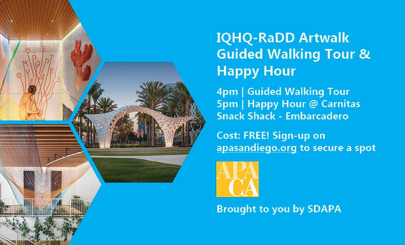 IQHQ-RaDD Artwalk Guided Walking Tour & Happy Hour 