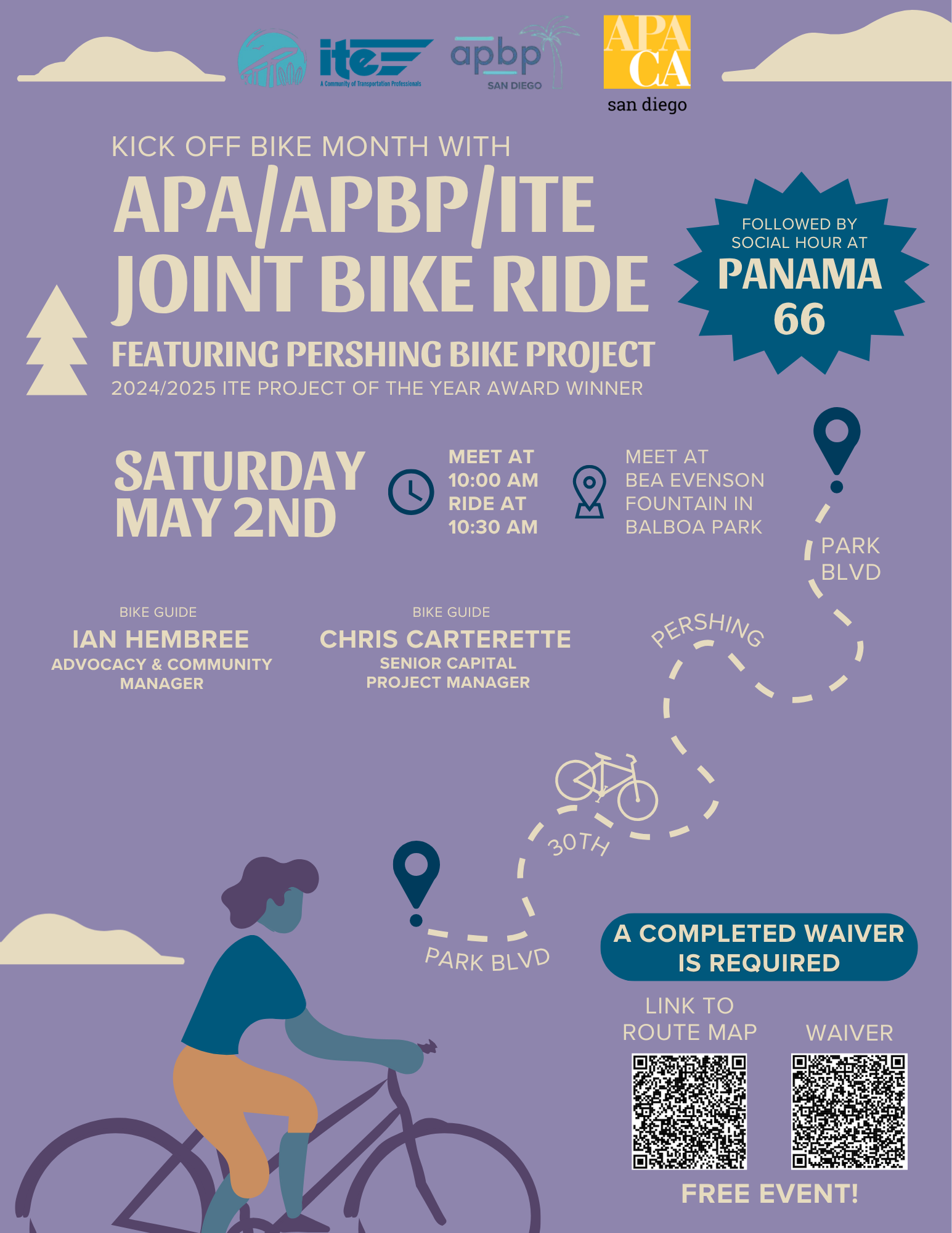APA/APBP/ITE Bike Ride 