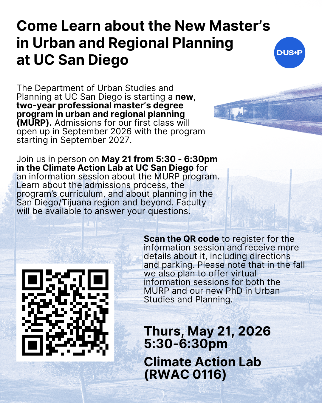 UCSD MURP Information Session