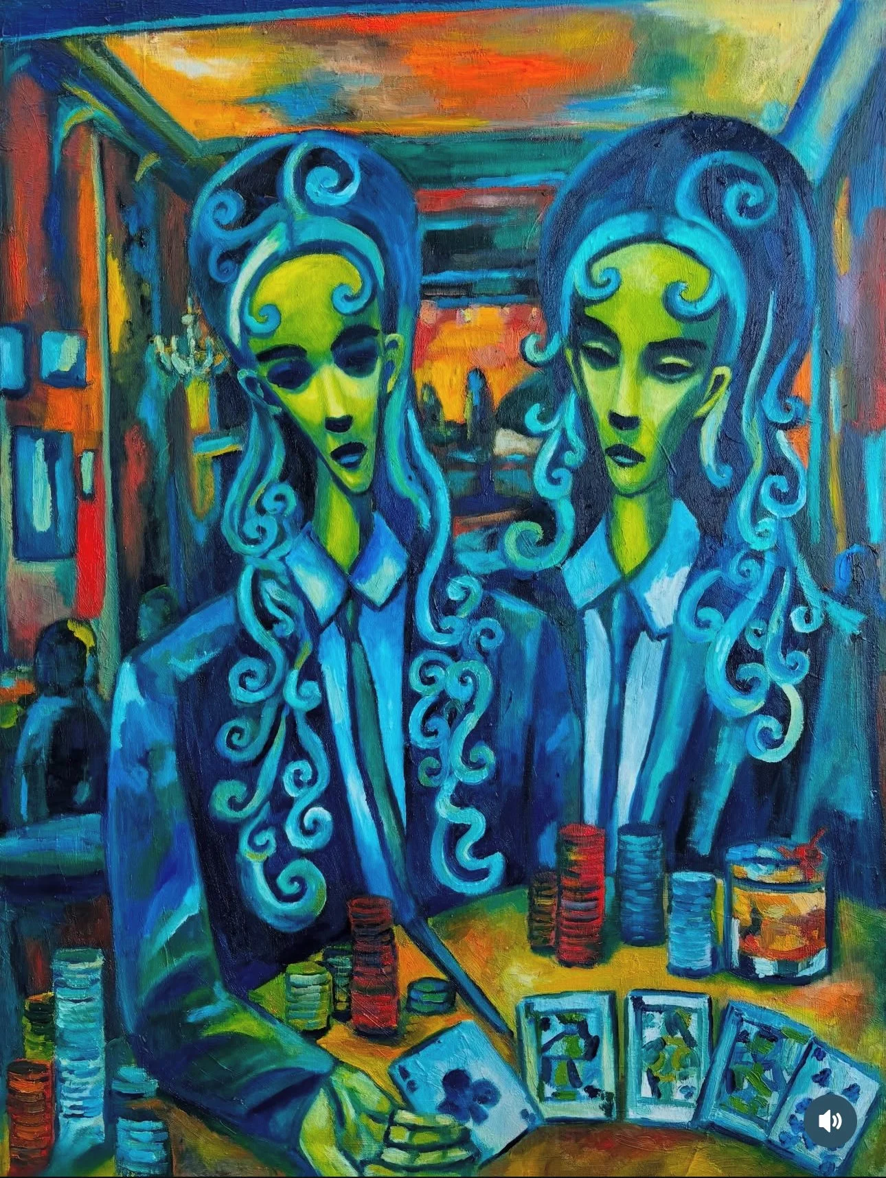 "Song of the Siren"
Oil on canvas
30x40 in
$1,200 USD