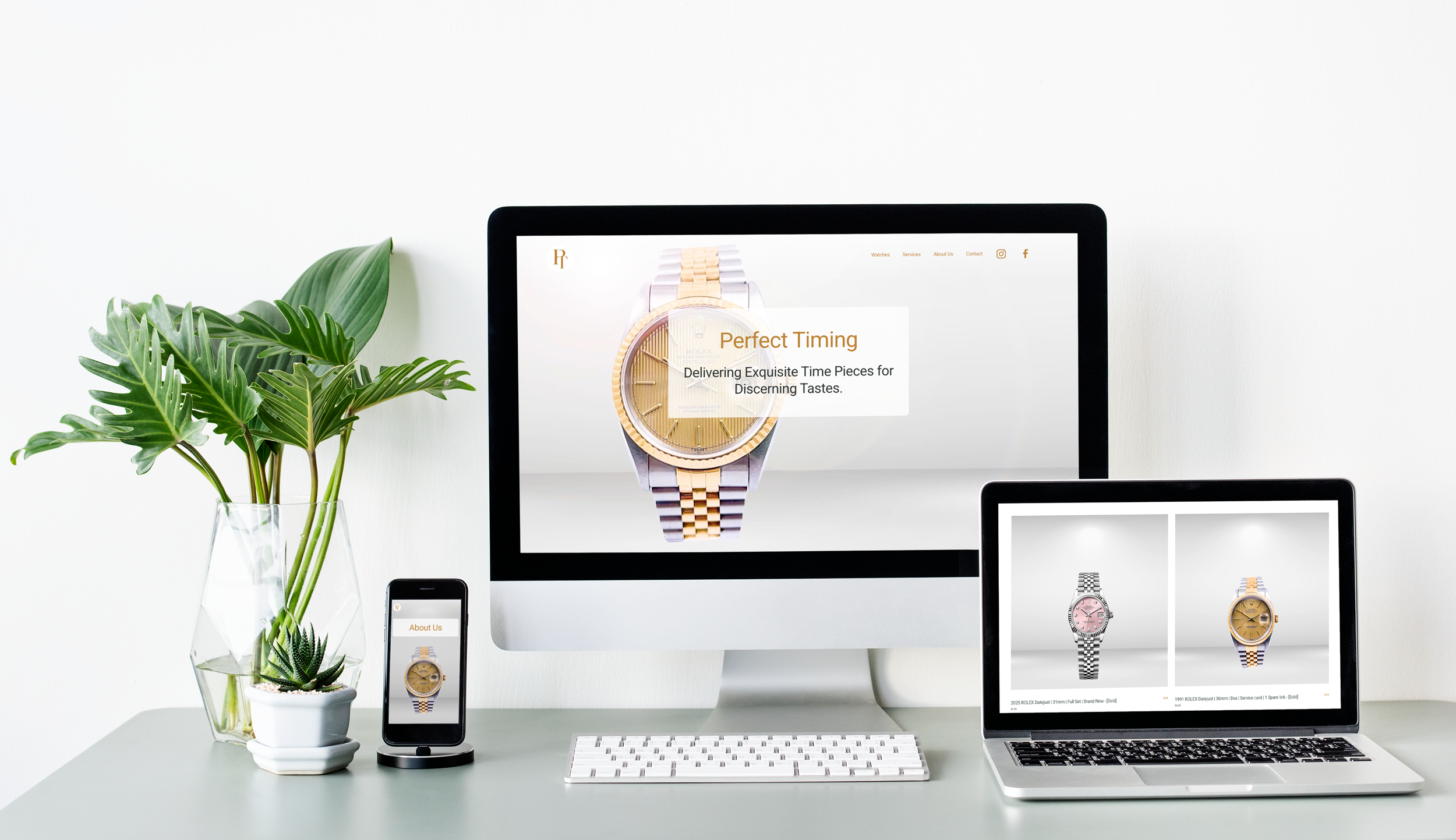 New Website: Perfect Timing