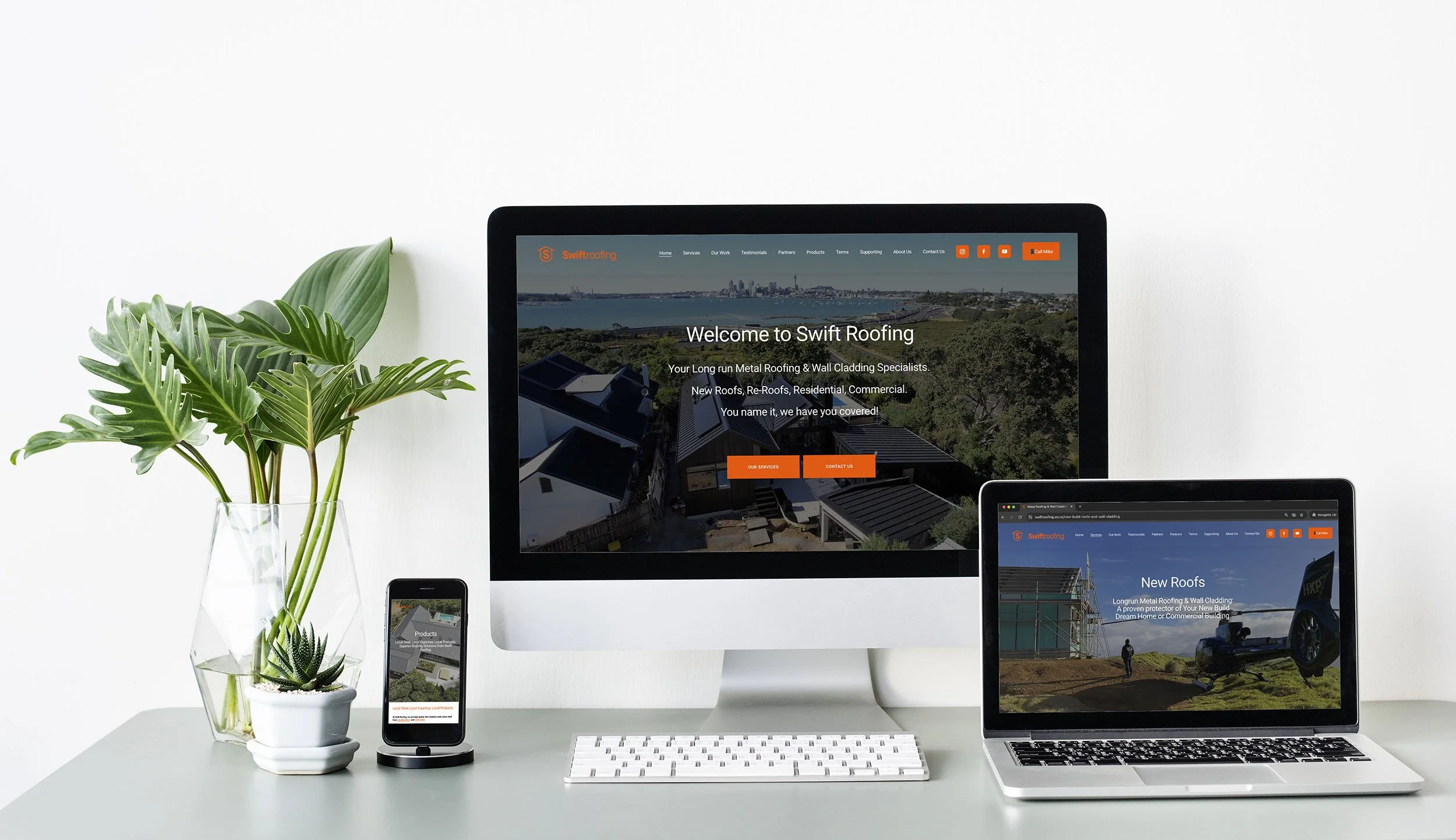 Swift Roofing Website