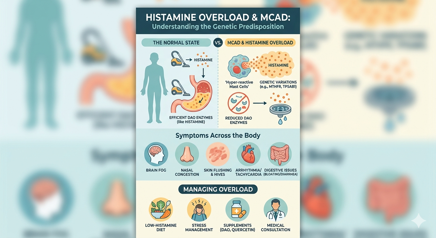 Is It Just an Allergy? The Genetics Behind Histamine Overload and MCAD