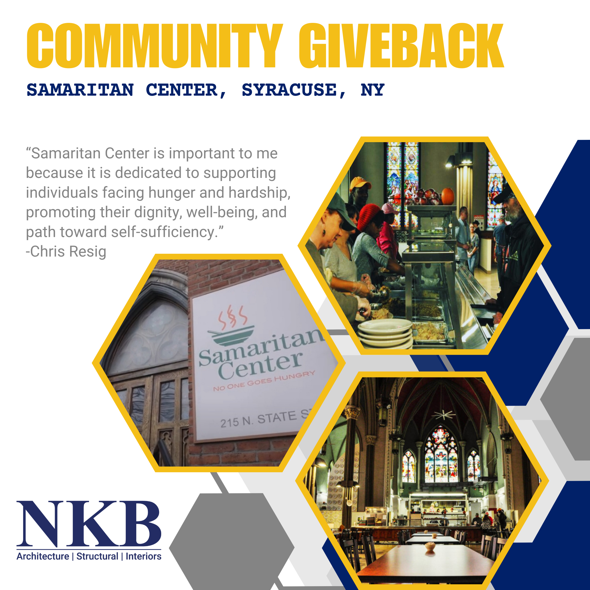 For Quarter 4 2025, Chris Resig the Samaritan Center.