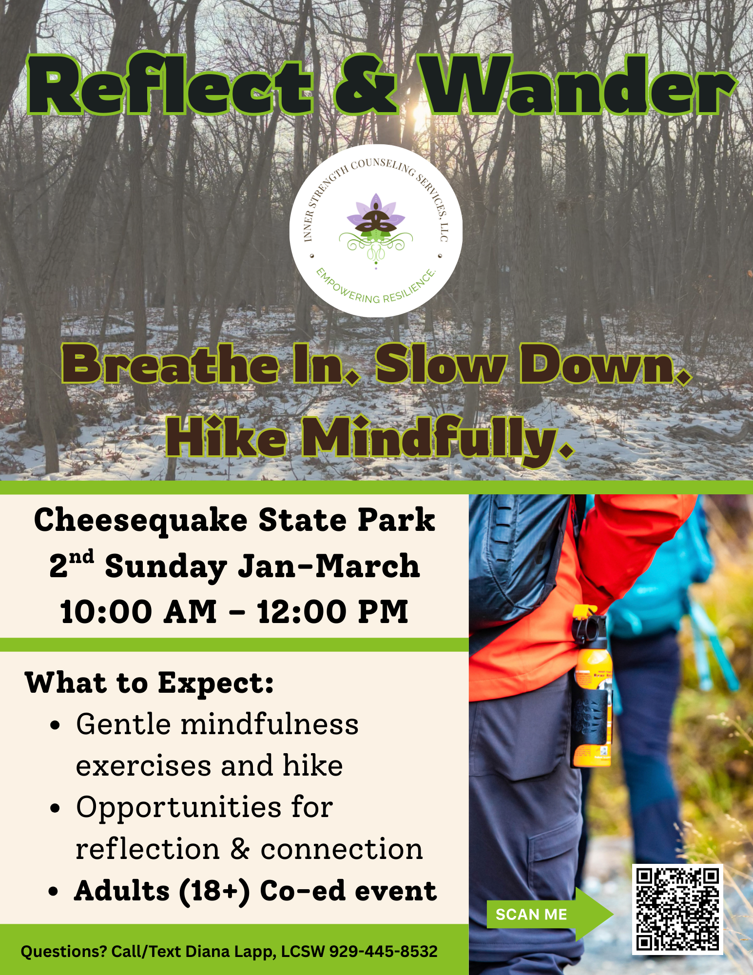 Reflect & Wander: Winter Mindful Hike Series