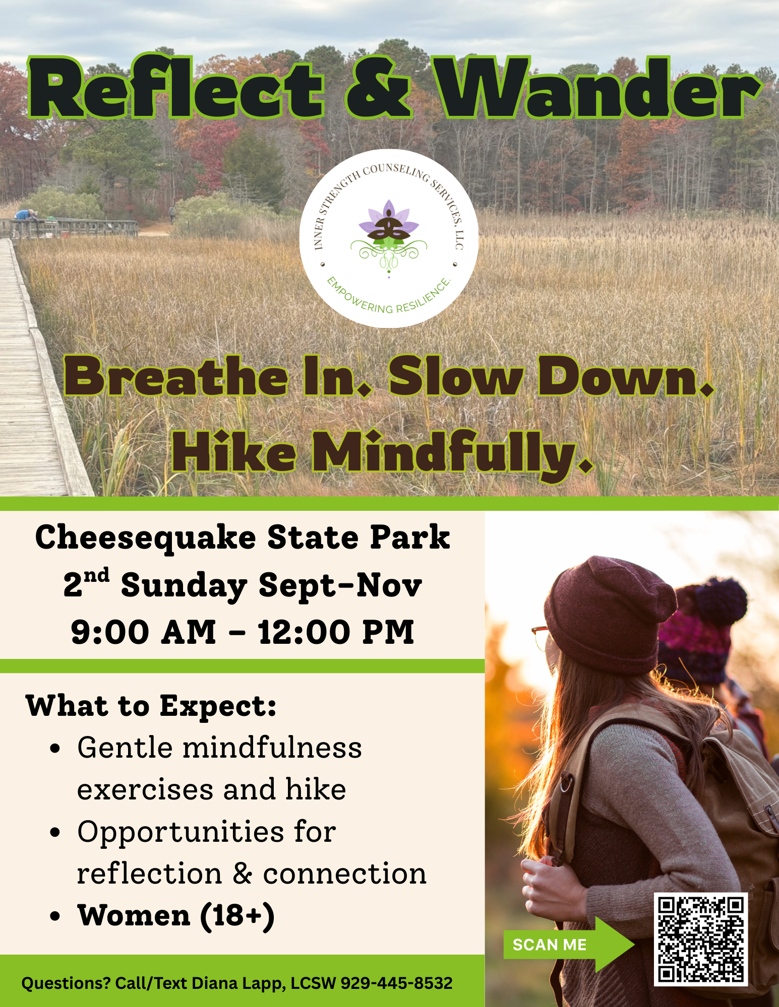 Reflect & Wander: Fall Mindful Hike Series for Women