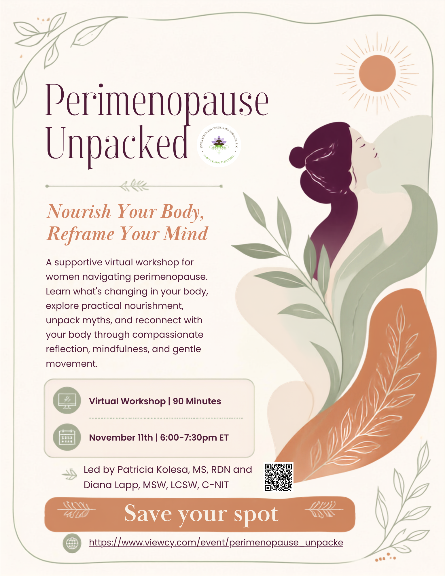 Perimenopause Unpacked: Nourish Your Body, Reframe Your Mind