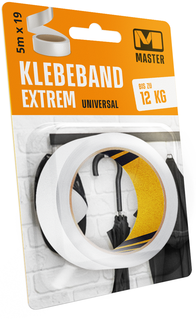 Adhesive tape blister packaging