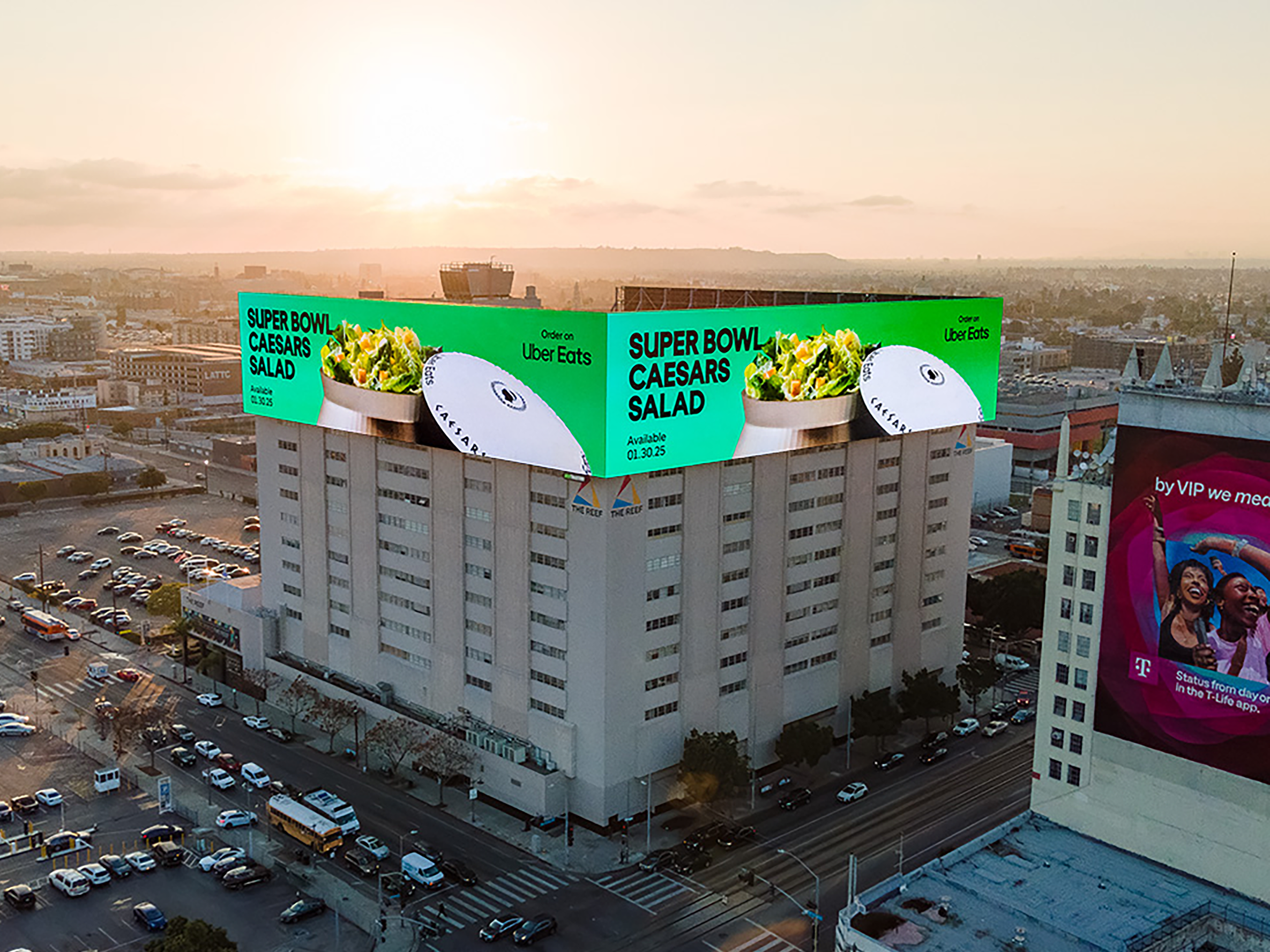 UBER EATS SUPERBOWL OOH