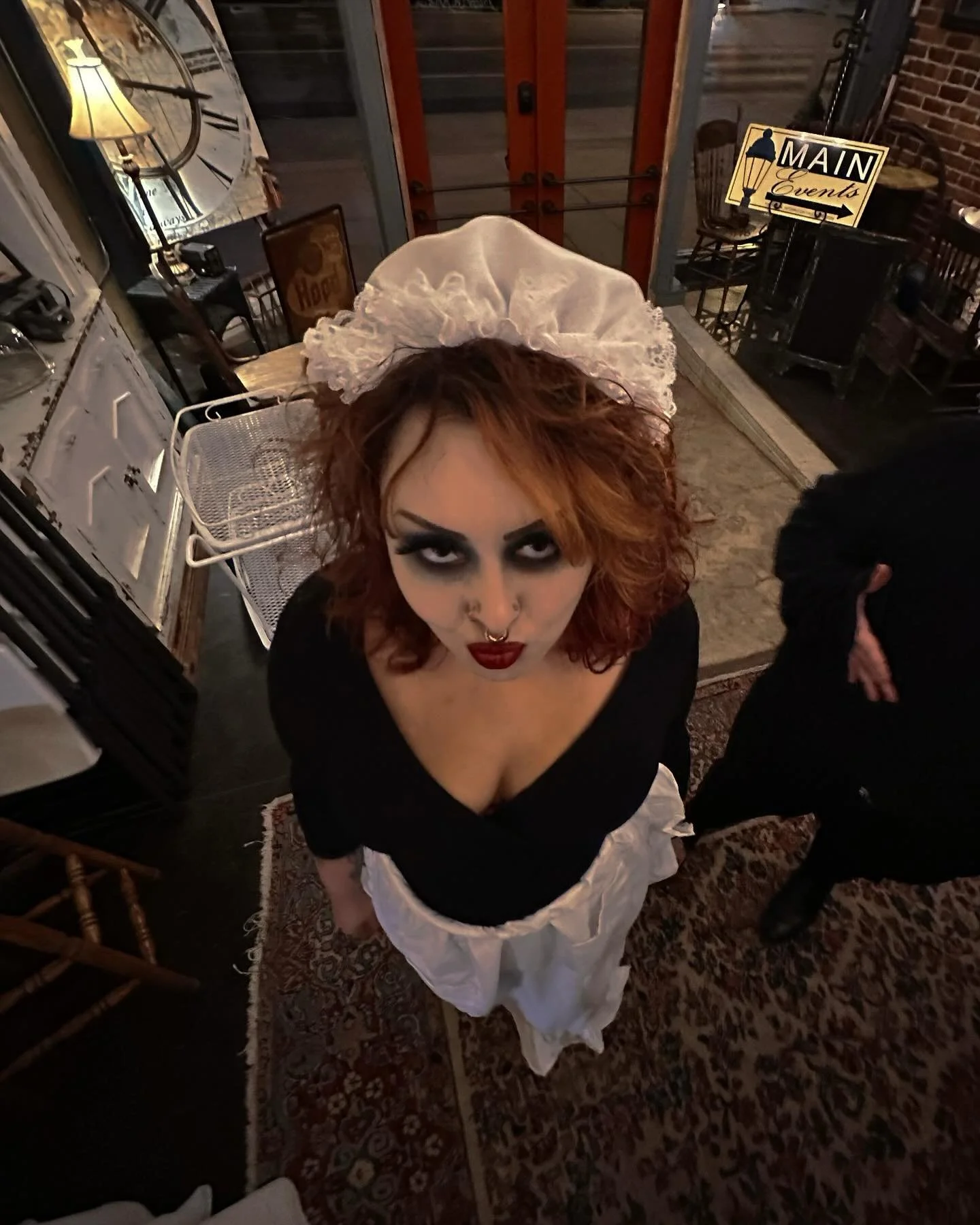 It&rsquo;s gonna be really hard to not wear 3 pairs of eyelashes everyday now 
.
.
.
.
.
.
.
.
.
.
.
.
.
.
#halloween #rockyhorror #rockyhorrorpictureshow #girlswithtattoos #halloweencostume #gayhalloween