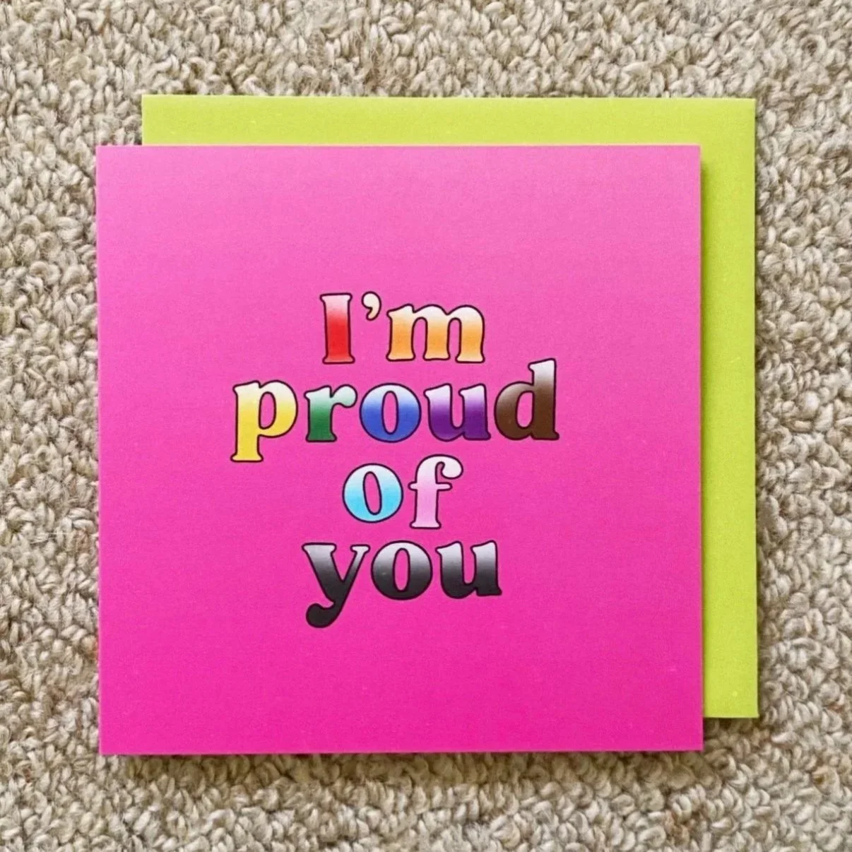 Proud Of You Greeting Card
